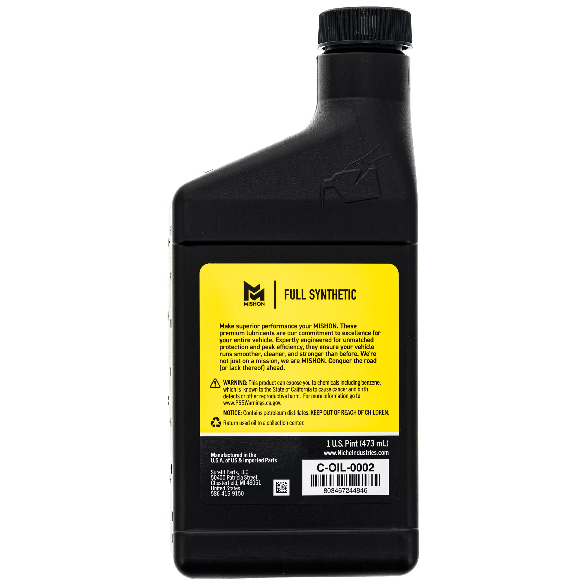 MISHON Automatic Gearcase Lubricant Transmission Fluid for Polaris (1 Pint) - Image 6