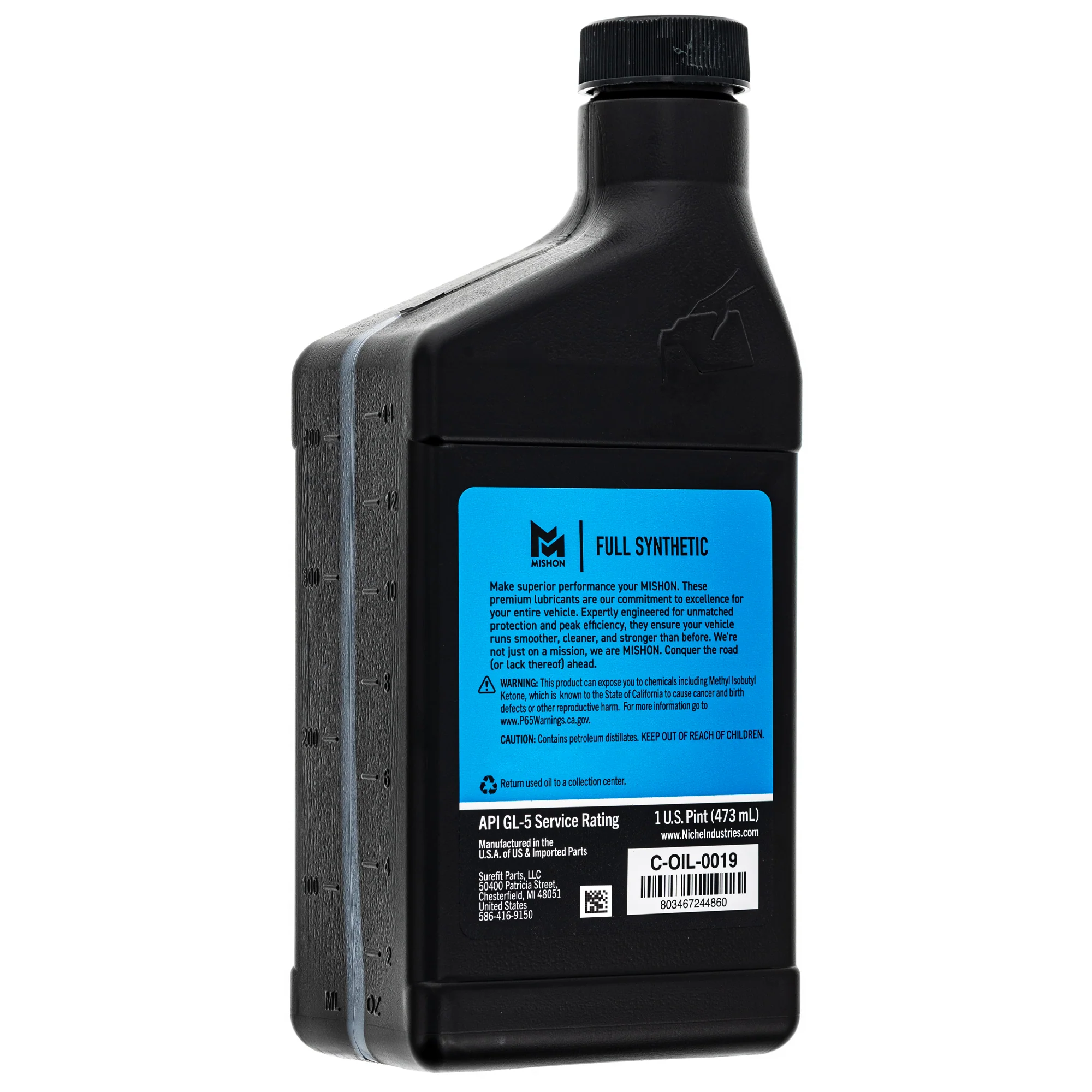 MISHON Rear Gearcase Angle Drive Fluid ATV UTV for Polaris Ranger (1 Pint) - Image 5