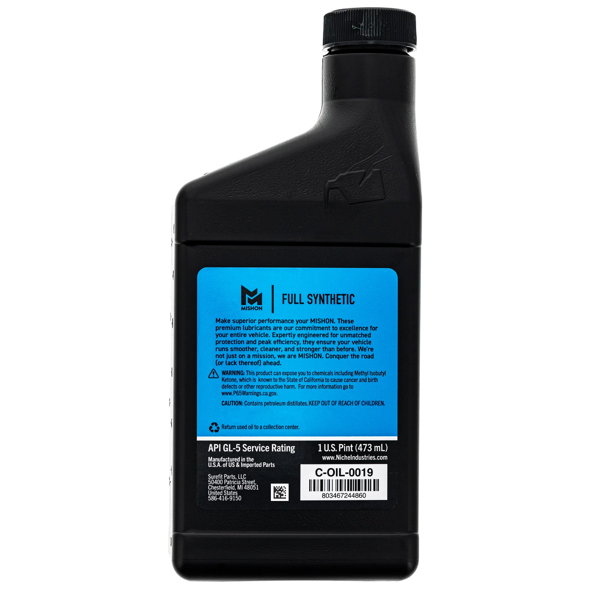 MISHON Rear Gearcase Angle Drive Fluid ATV UTV for Polaris Ranger (1 Pint) - Image 6
