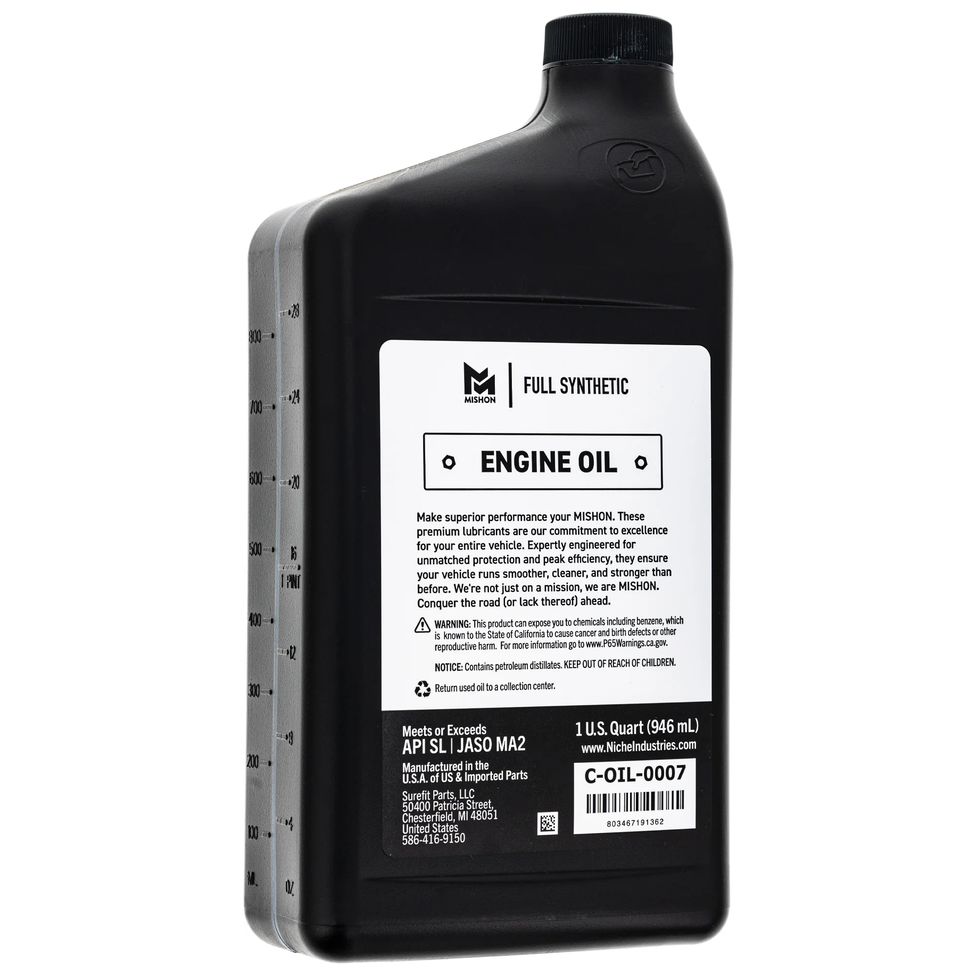 MISHON Engine Oil Change Kit for Suzuki Hayabusa Katana 750 Boulevard M50 - Image 3