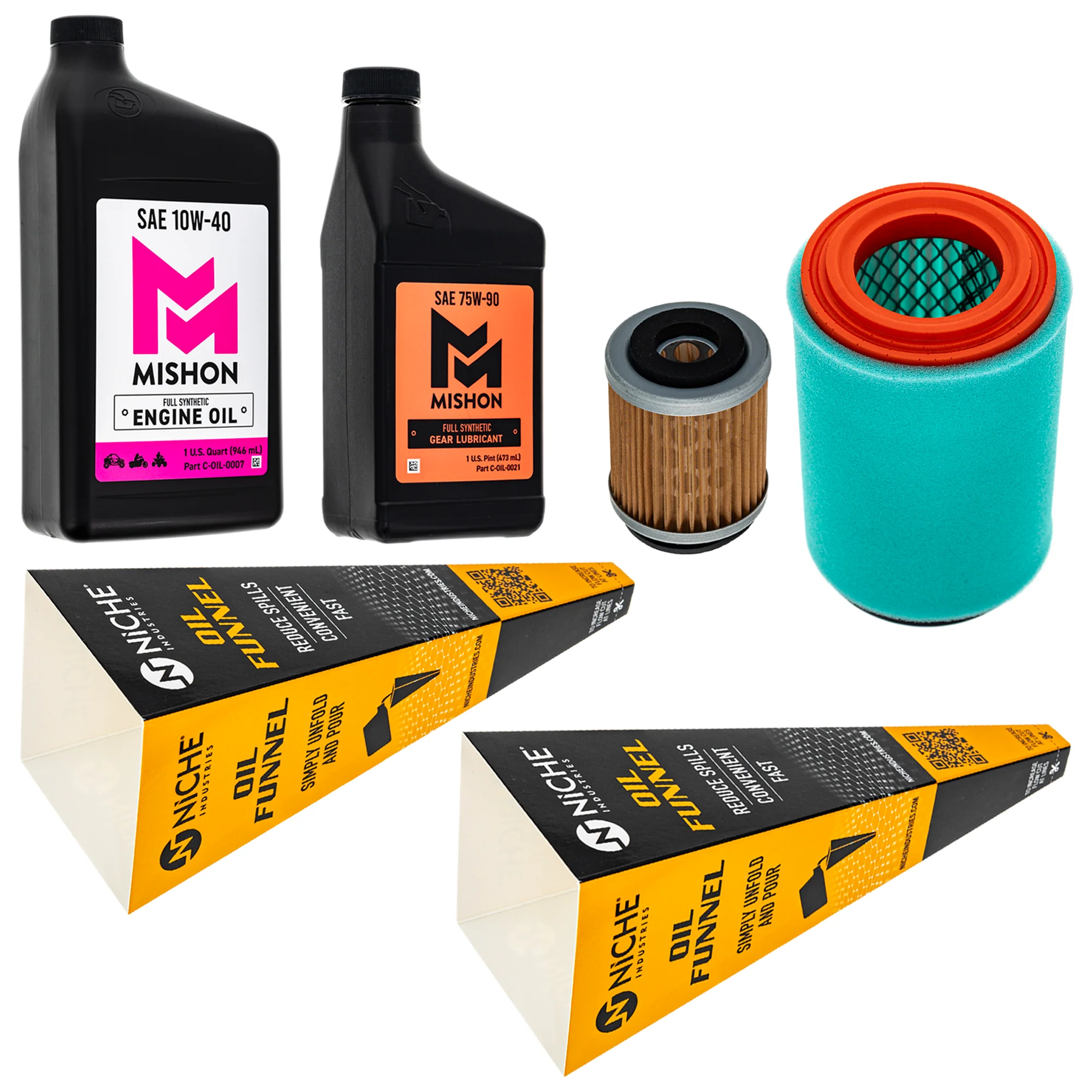 MISHON Full Service Oil Change Kit for Yamaha Big Bear 400 YFM400M YFM400MC 2000
