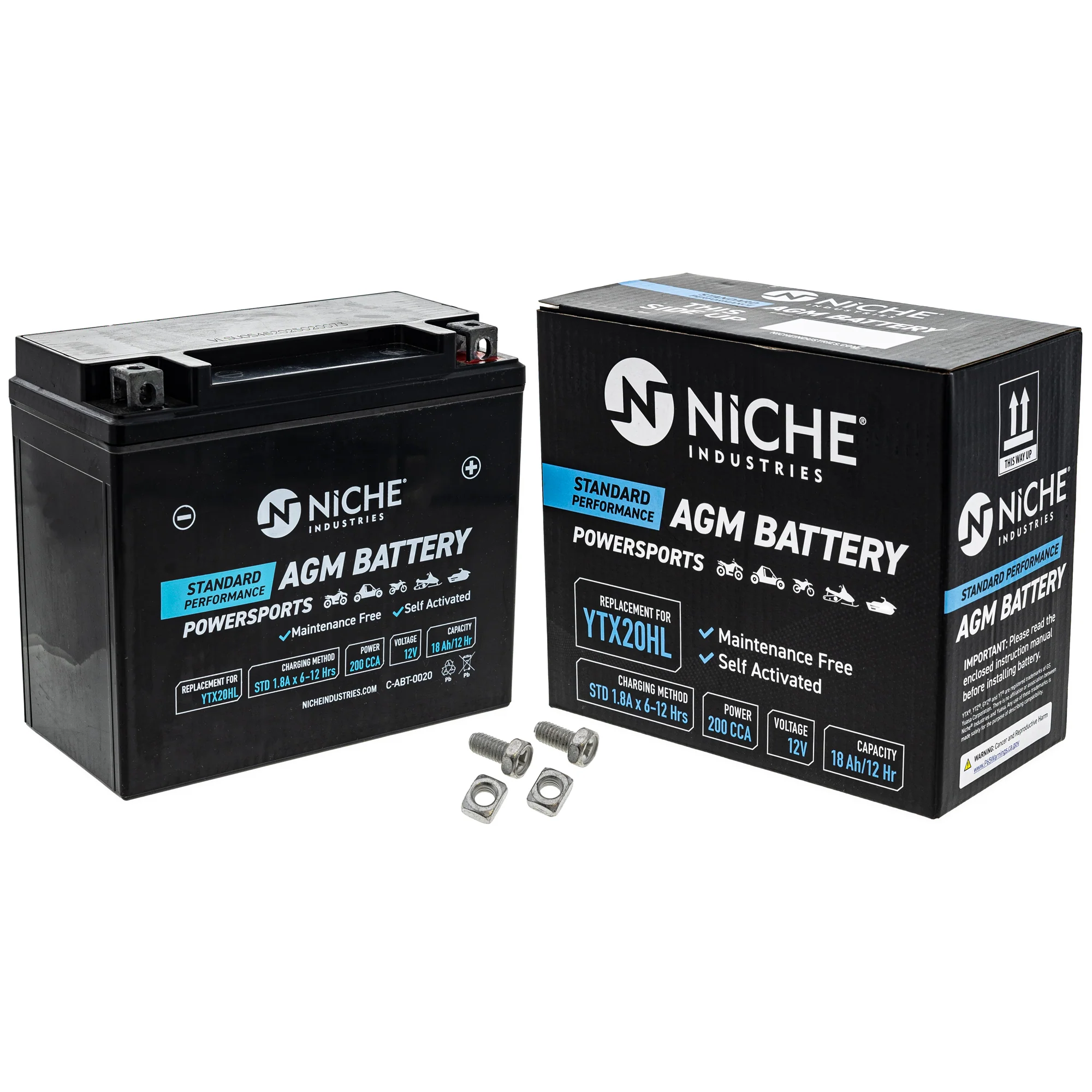 AGM Battery For Can-Am Harley-Davidson Kawasaki A31520179000 710007978 515176704 515176448 515176044 - Image 5