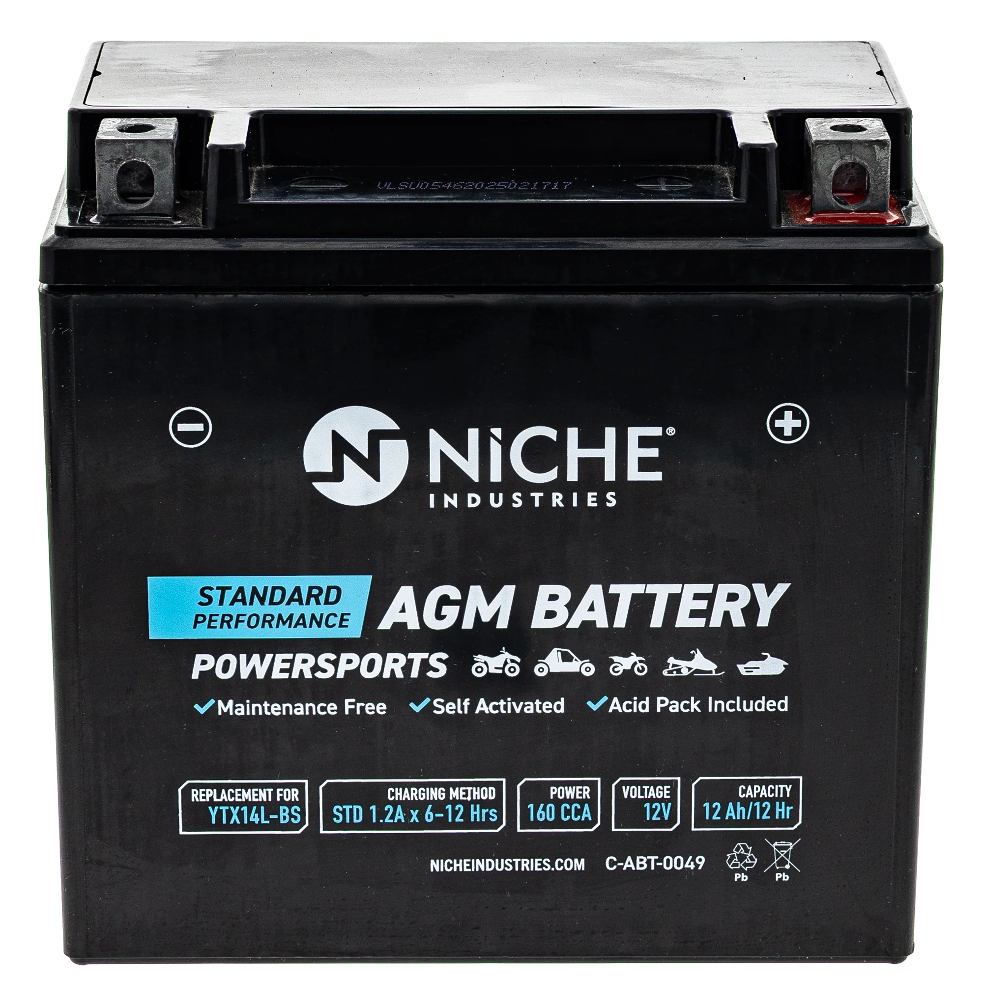 AGM Battery For Harley-Davidson 65958-04B - Image 4