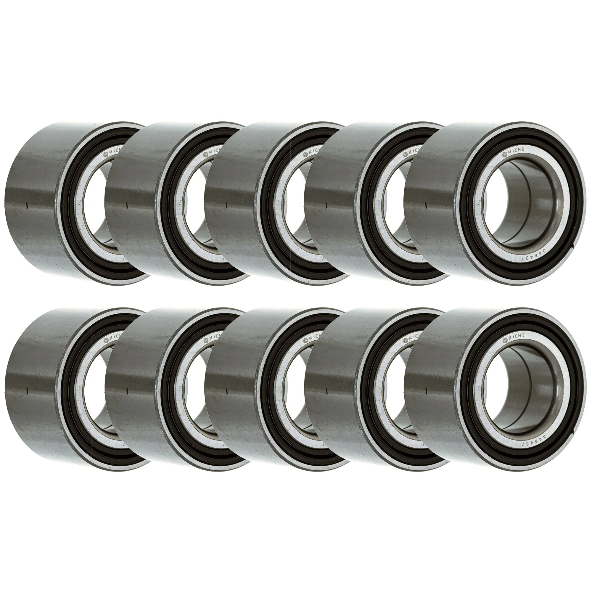 Wheel Bearing 34x64x37mm Double Row Angular Contact 10 Pack