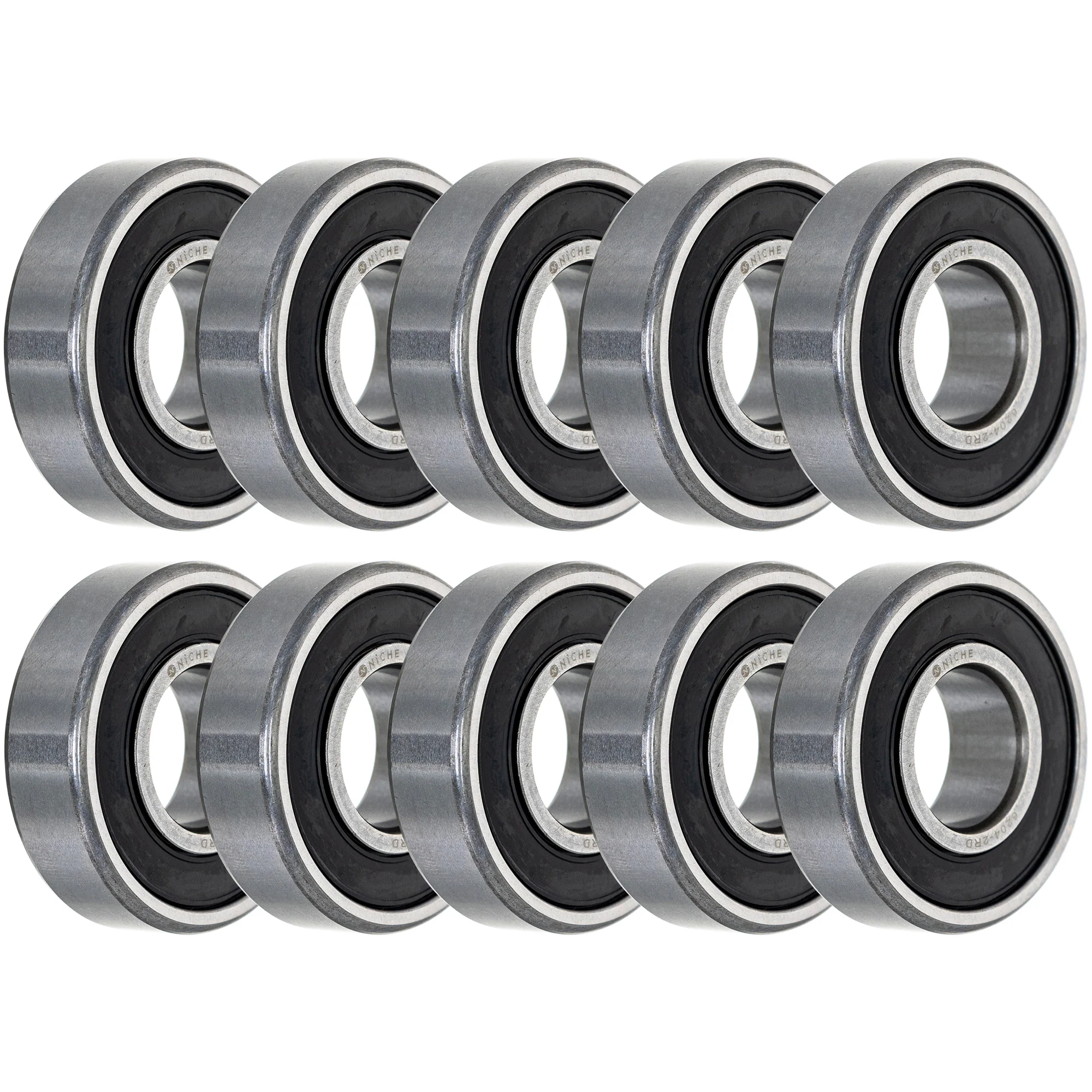 Wheel Bearing 6204 2RDQE6 20x47x14mm Single Row Deep Groove 10 Pack