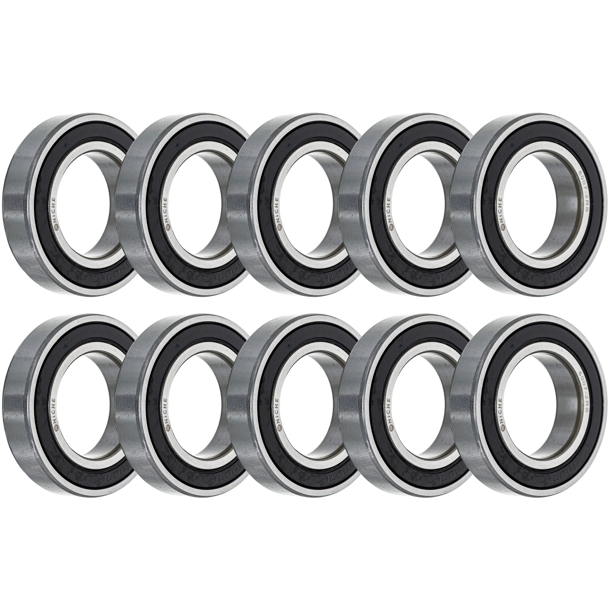 Wheel Bearing 6007-2RS 35x62x14mm Single Row Deep Groove 10 Pack