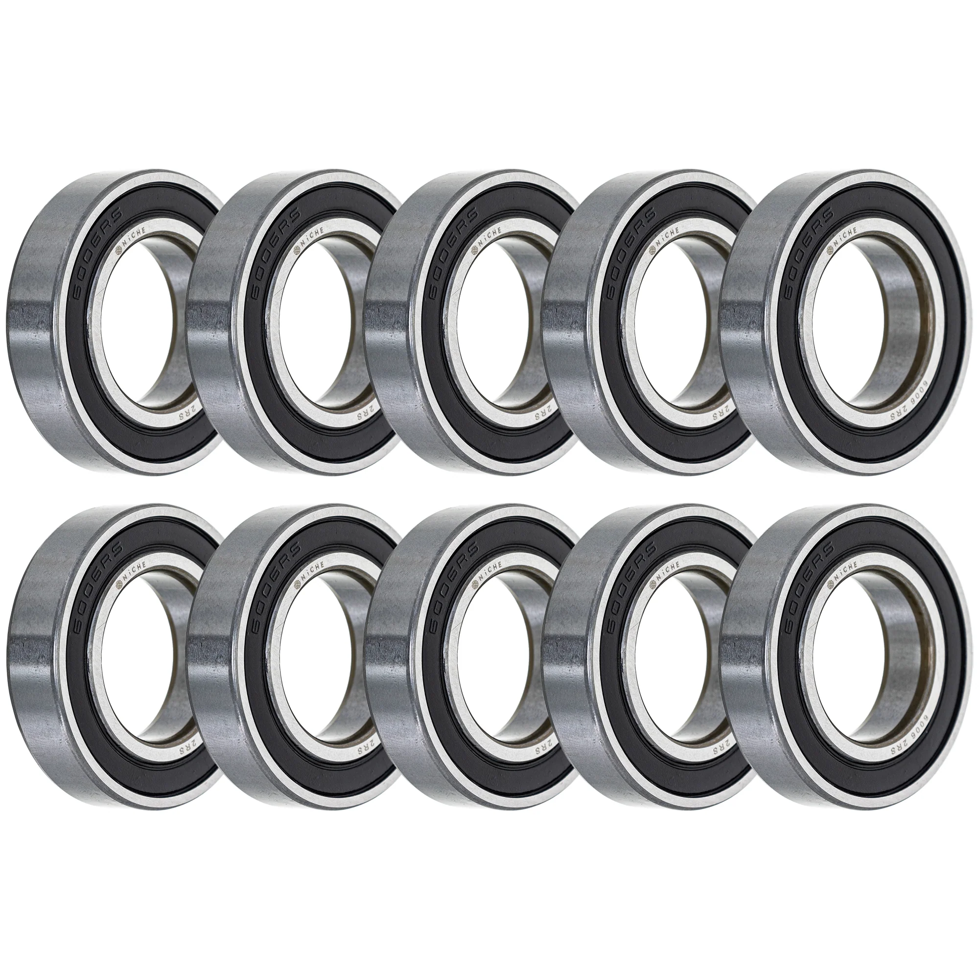 Wheel Bearing 6006-2RS 30x55x13mm Single Row Deep Groove 10 Pack