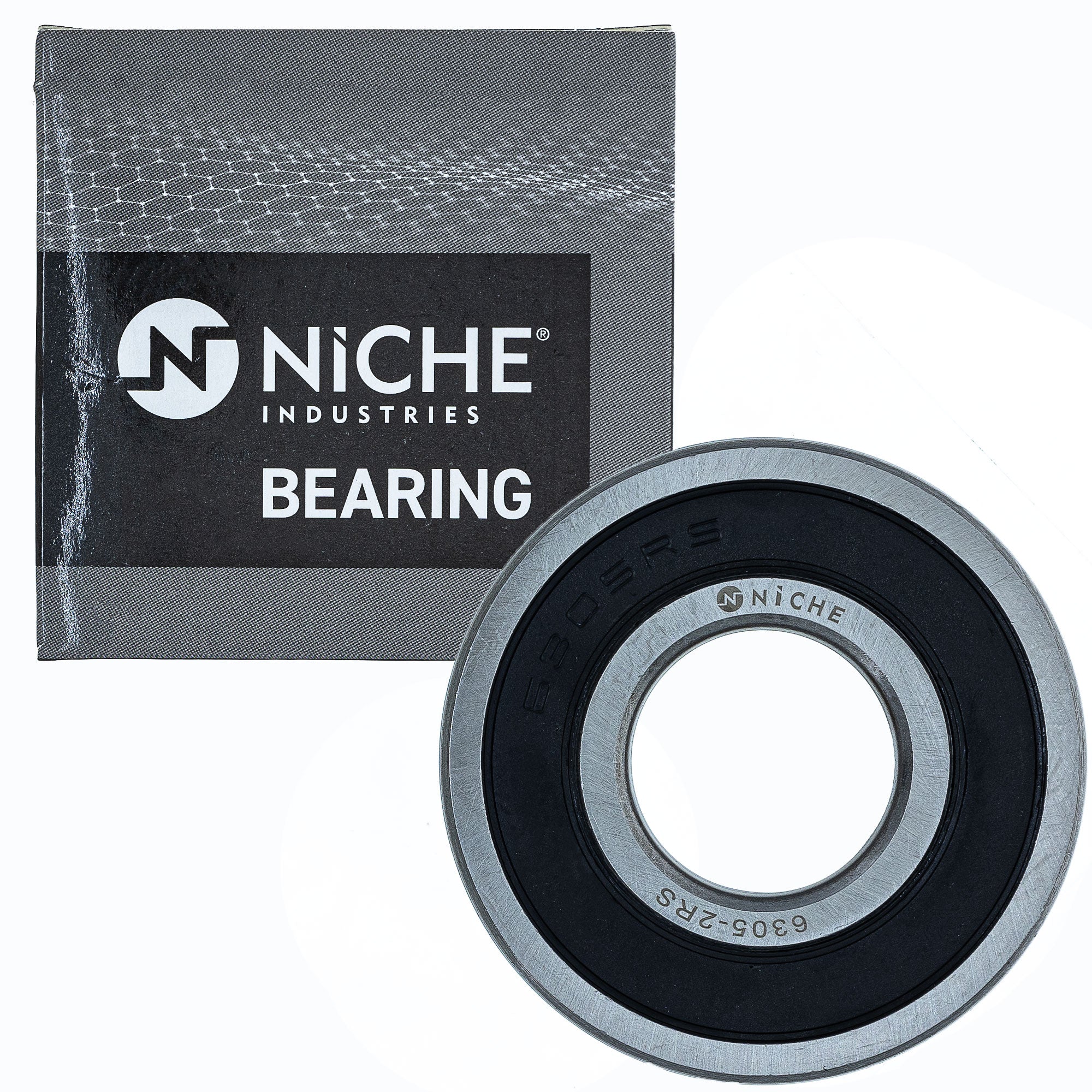 Single Row, Deep Groove, Ball Bearing Pack of 2 For Suzuki Honda John Deere 96150-63050-10 | 2-PACK - Image 4