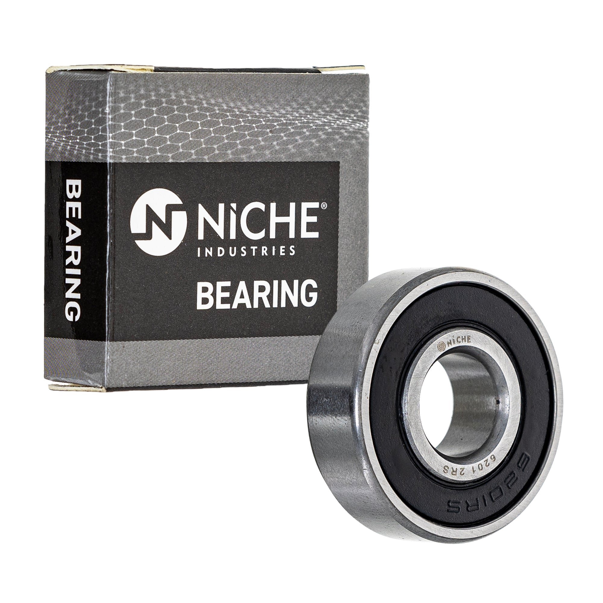 Wheel Bearing 6201-2RS 12x32x10mm Single Row Deep Groove 10 Pack - Image 2