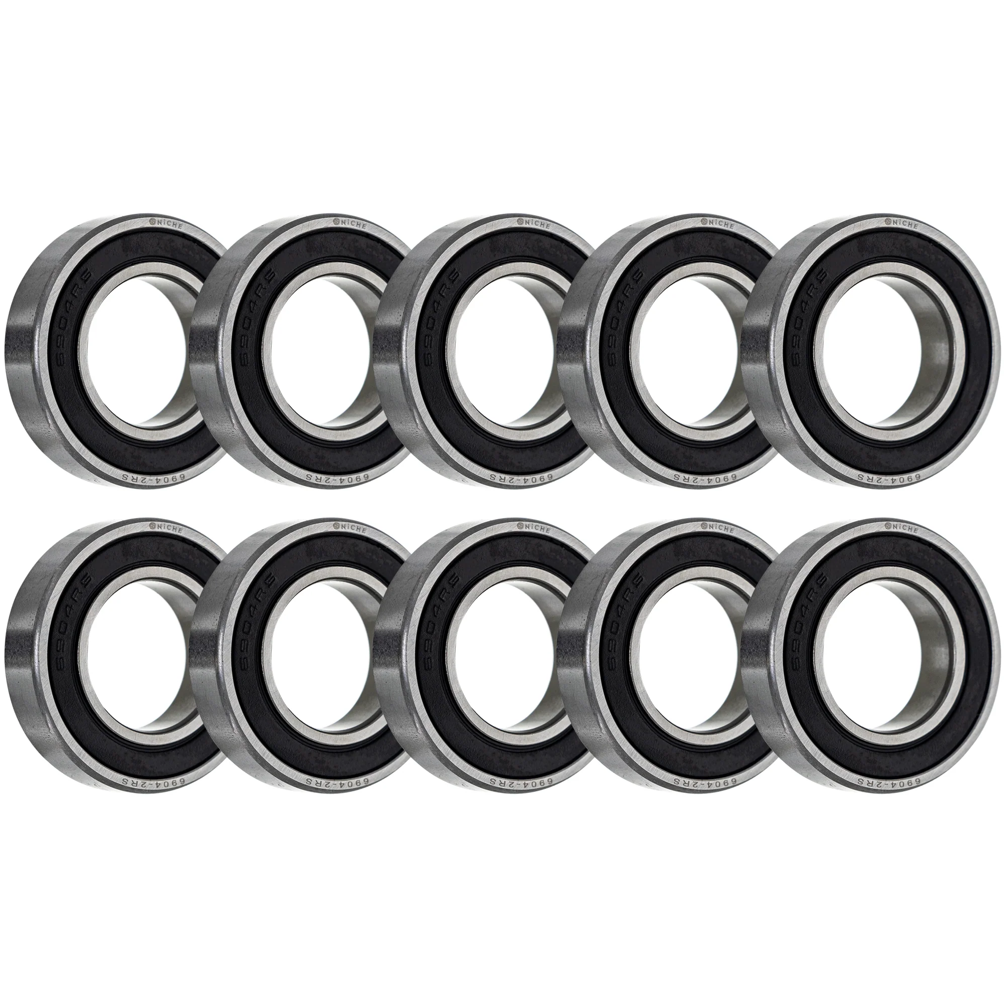 Wheel Bearing 6904-2RS 20x37x9mm Single Row Deep Groove 10 Pack