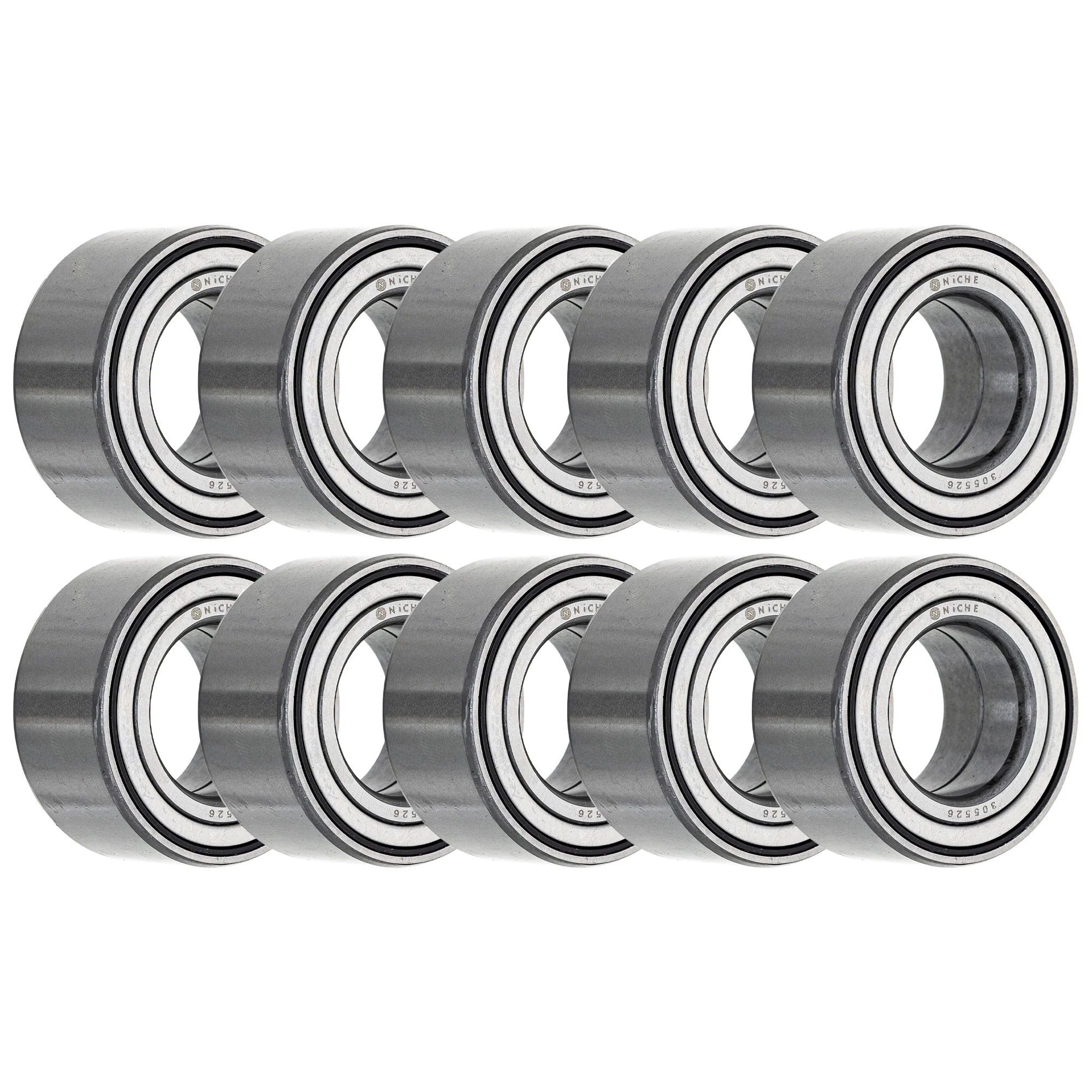 Wheel Bearing 30x55x26mm Double Row Angular Contact 10 Pack