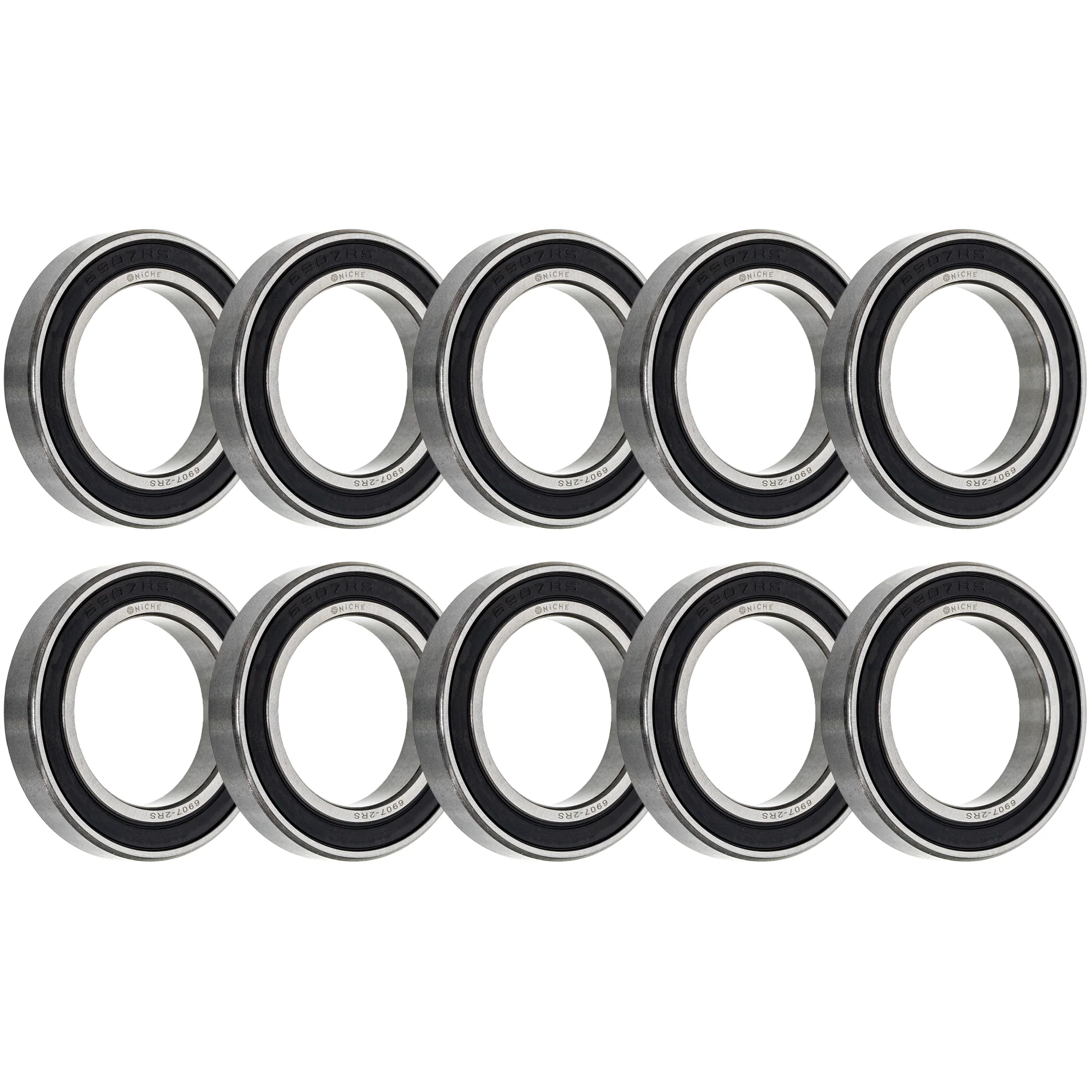Wheel Bearing 6907-2RS 35x55x10mm Single Row Deep Groove 10 Pack