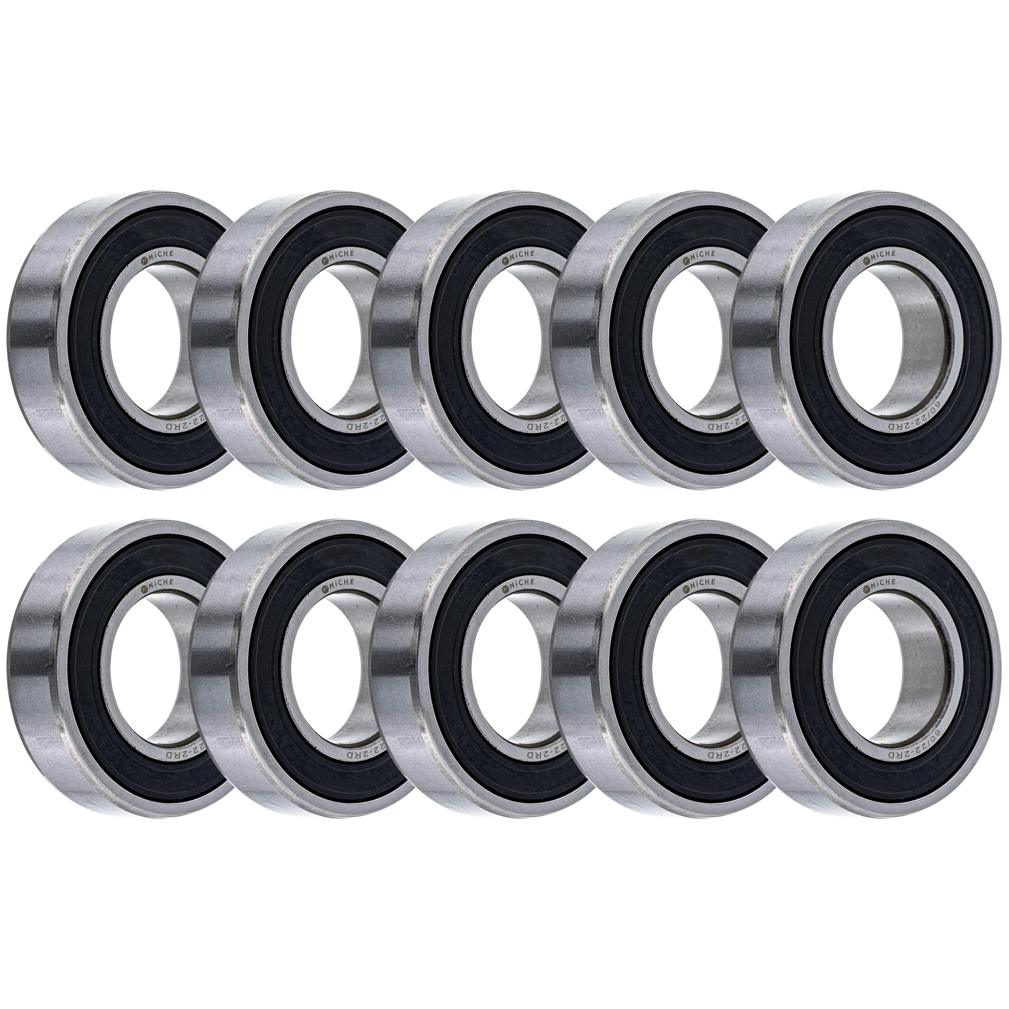 Wheel Bearing 60/22-2RDQE6 22x44x12mm Single Row Deep Groove 10 Pack