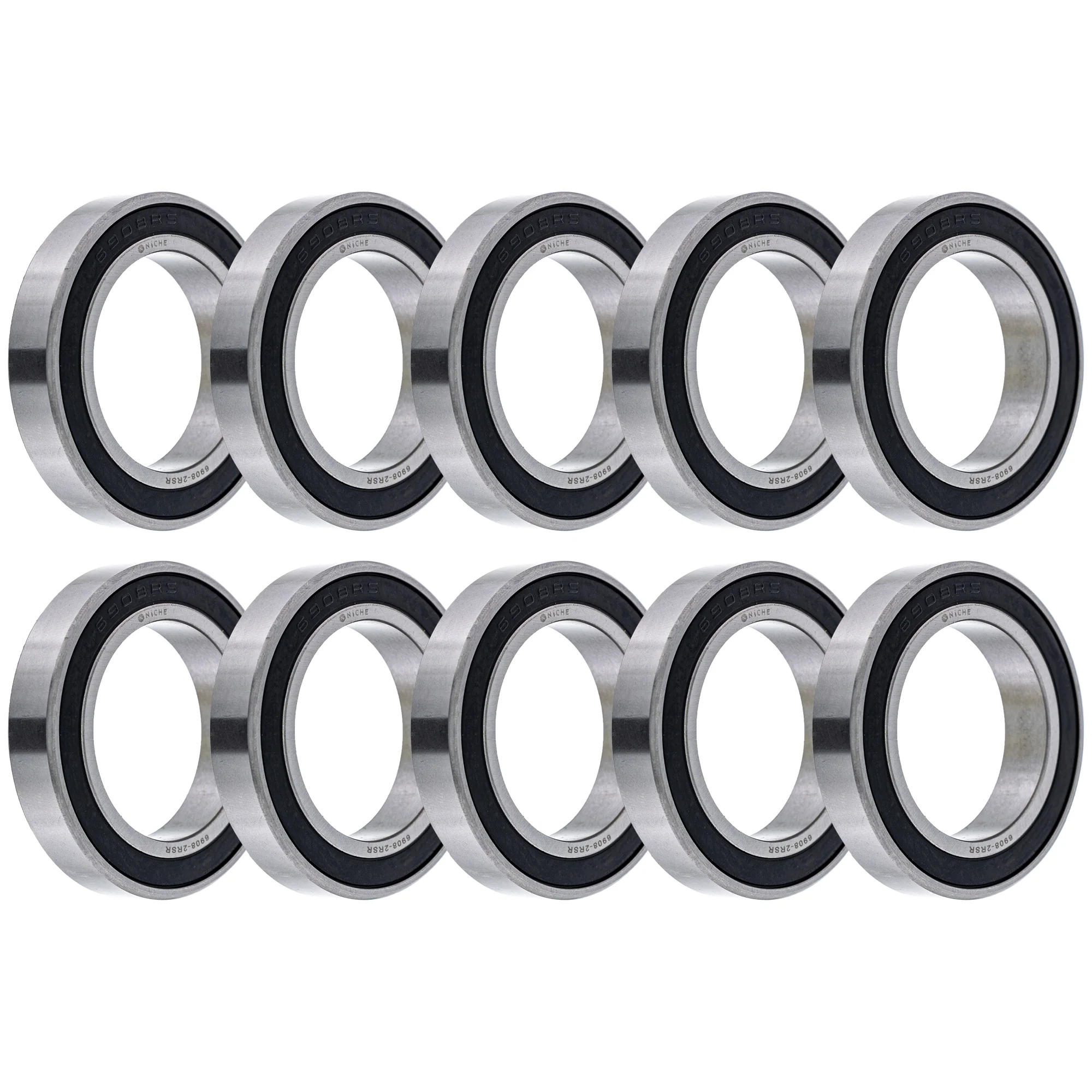 Wheel Bearing 6908-2RR 40x62x12mm Single Row Deep Groove 10 Pack