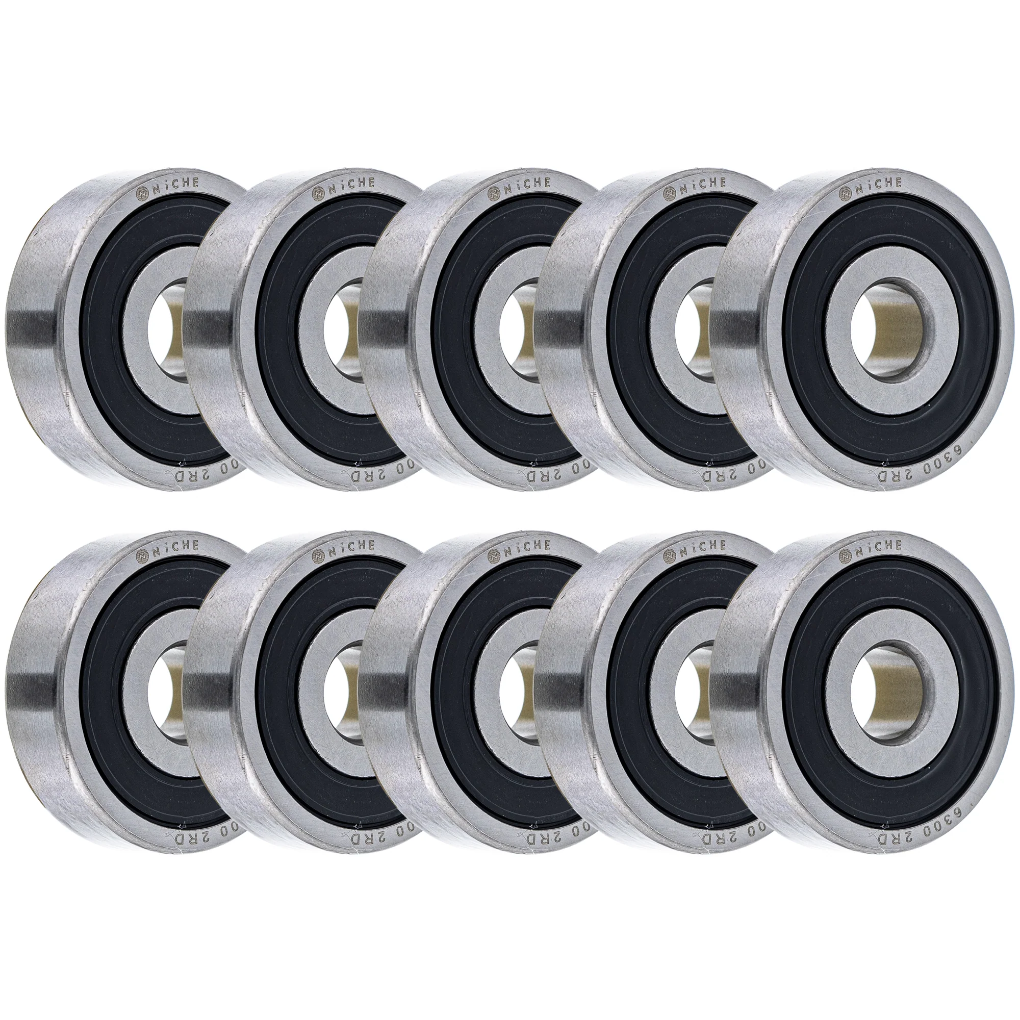 Wheel Bearing 6300-2RDQE6 10x35x11mm Single Row Deep Groove 10 Pack
