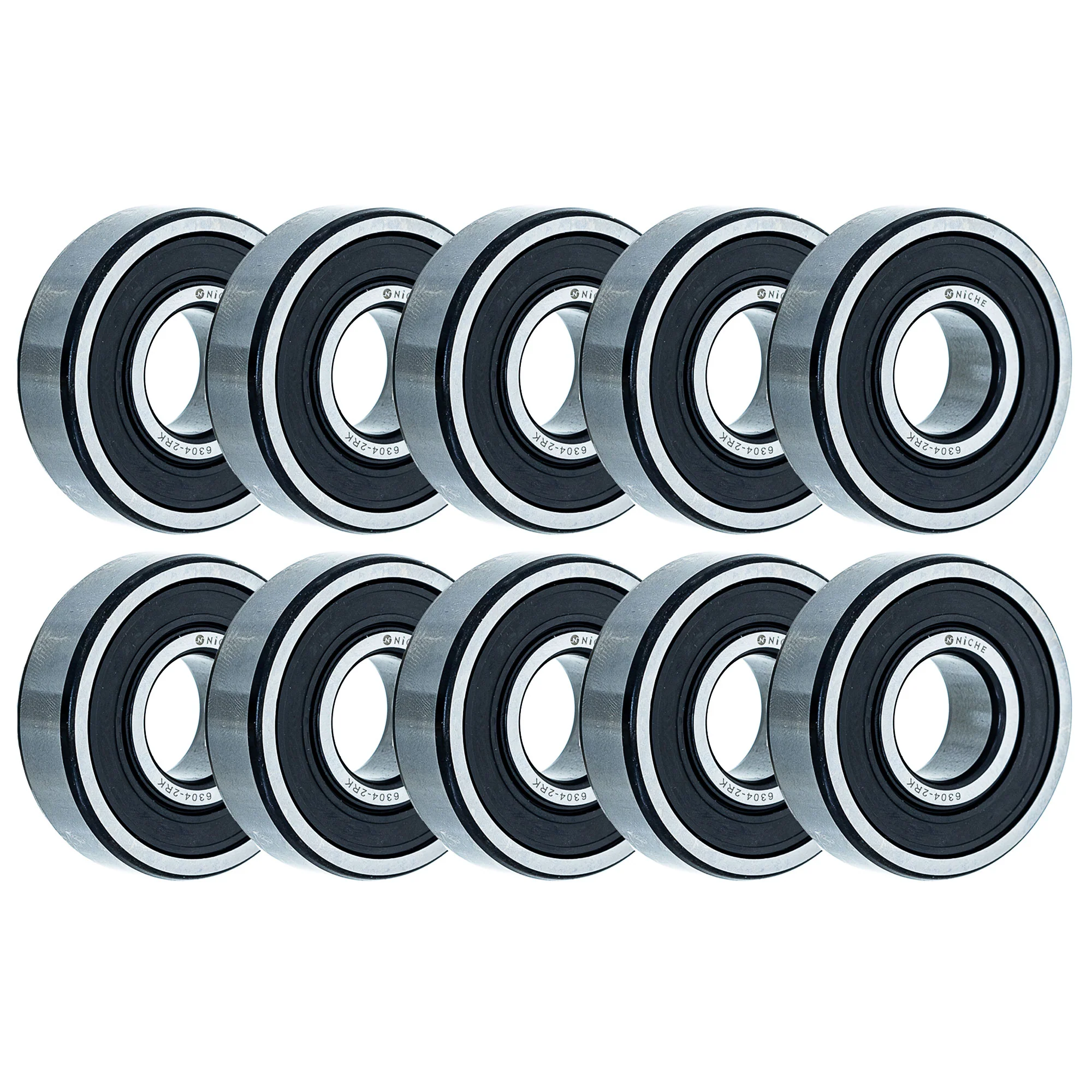 Wheel Bearing 6304-2RKQE6 20x52x15mm Single Row Deep Groove 10 Pack
