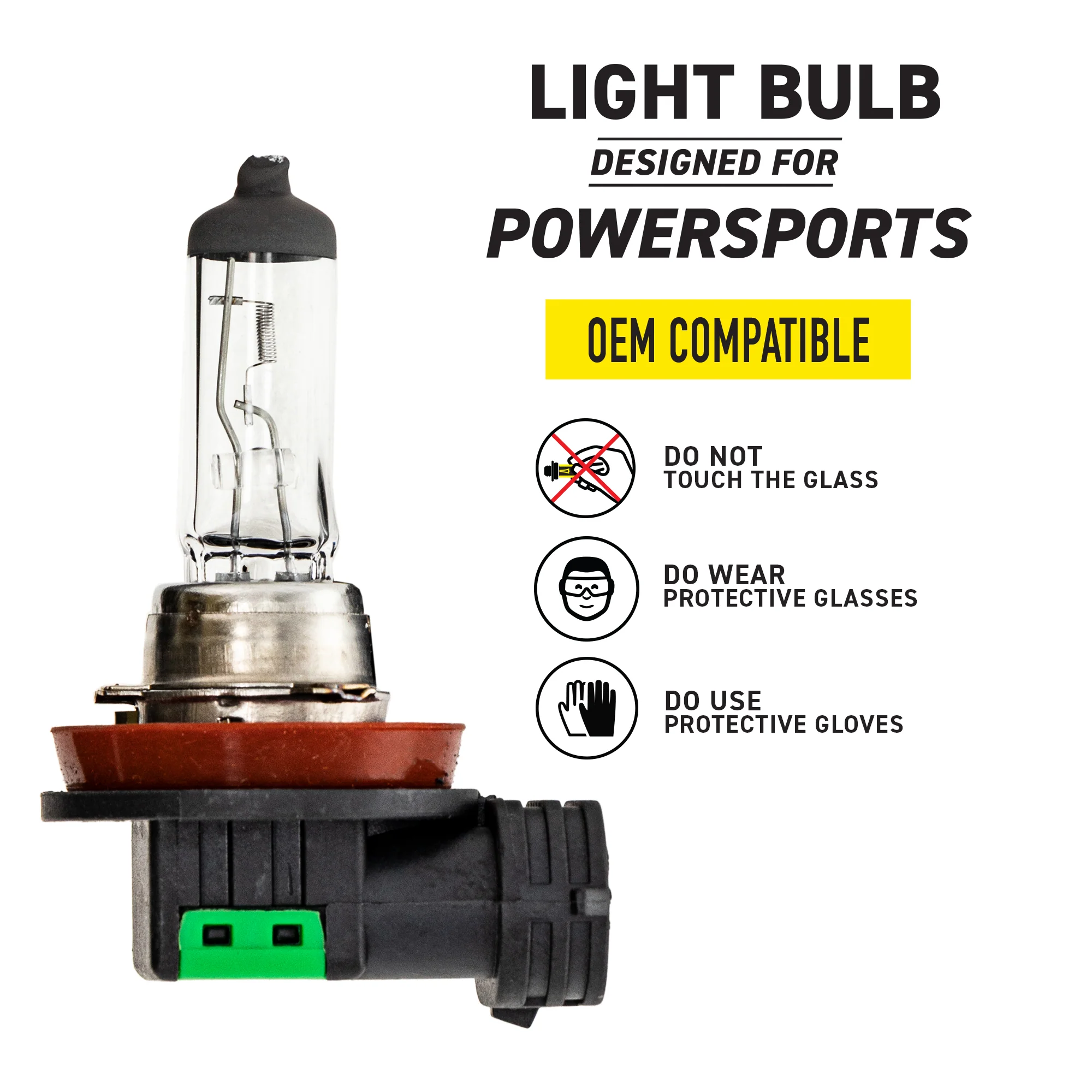 Headlight Bulb For Arctic Cat Kawasaki KTM 92069-0056 92069-0034 92069-0014 90514003050 60314003000 | 2-PACK - Image 5