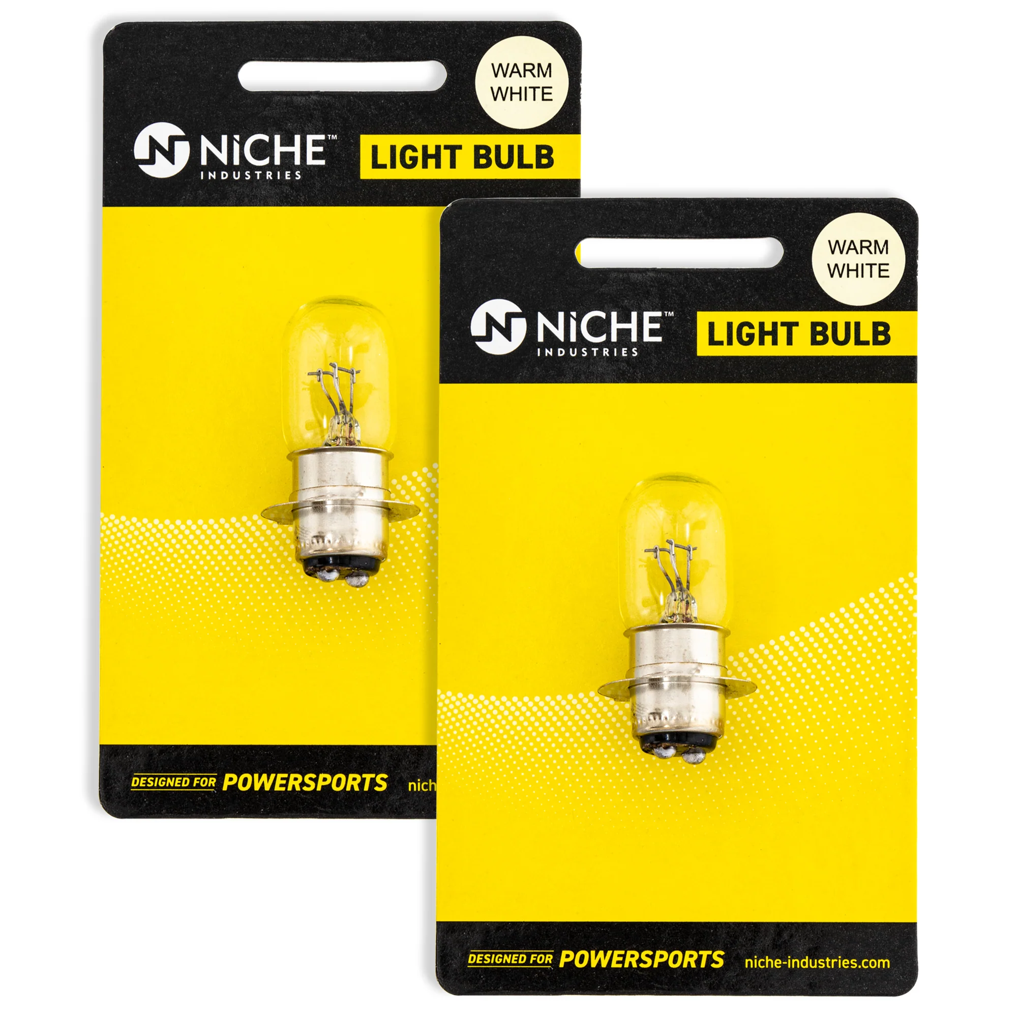 Headlight Bulb For Yamaha Suzuki 1YT-84314-00-00 104-84114-00-XX 104-84114-00-00 102-84314-00-XX | 2-PACK