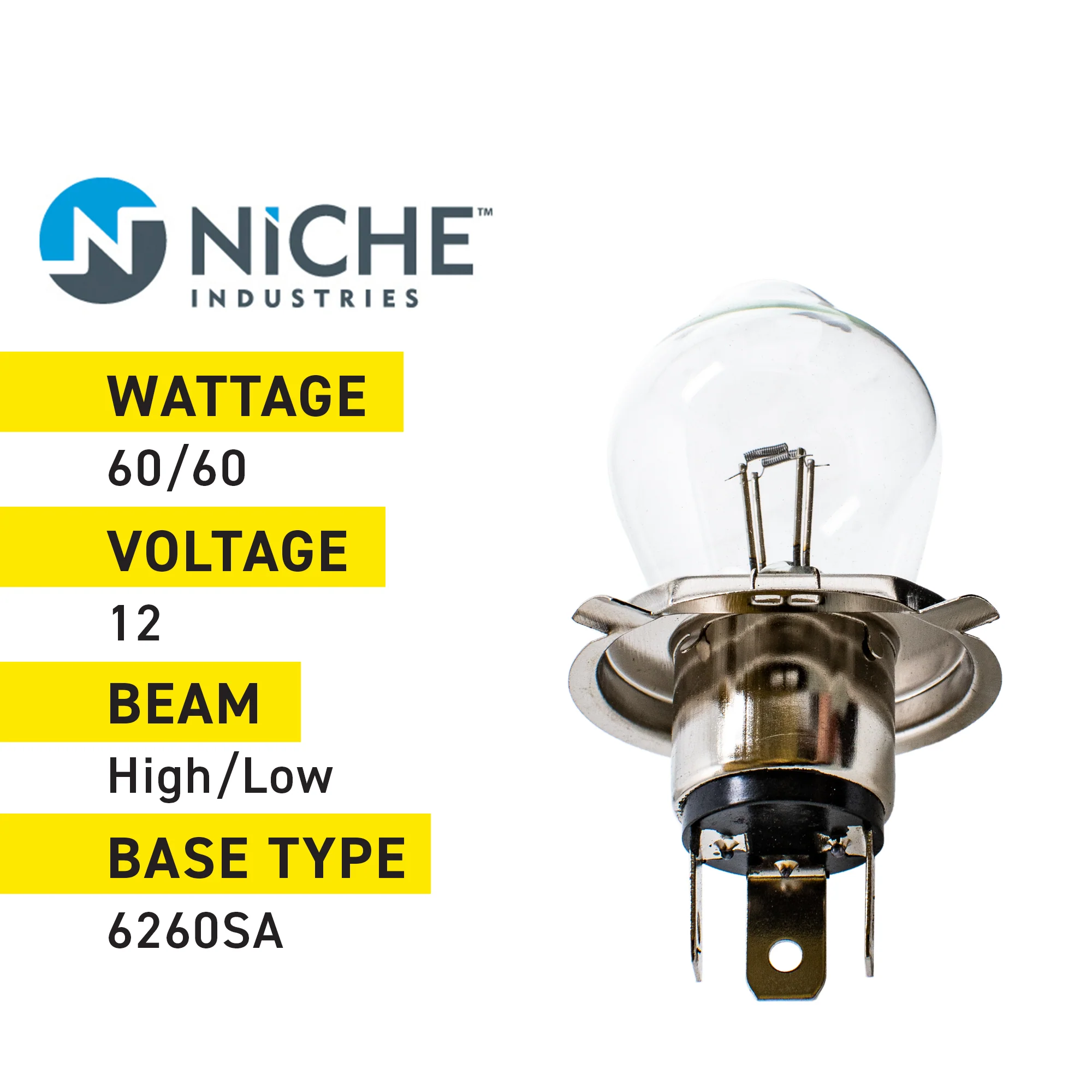 Headlight Bulb For Yamaha 8A7-84314-00-XX 8A7-84314-00-00 | 2-PACK - Image 4