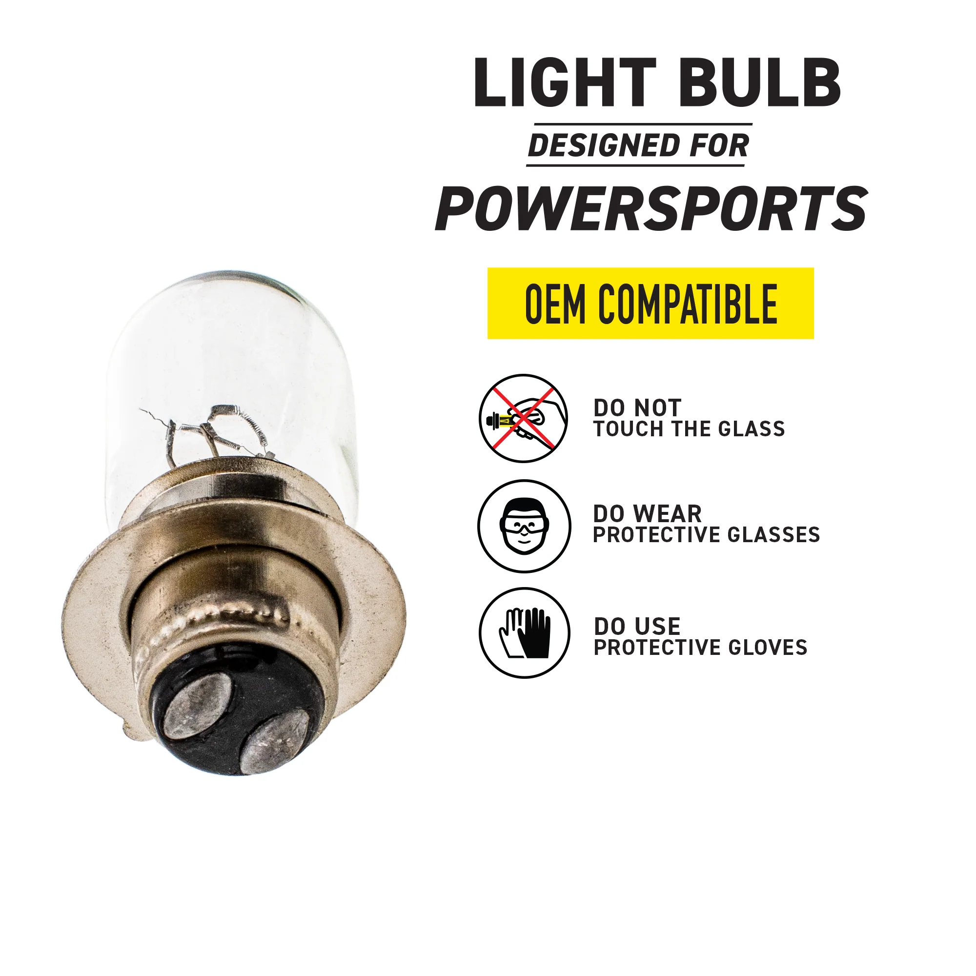 Headlight Bulb For Yamaha Kawasaki Suzuki 92069-1010 527-84114-09-XX 1YT-84314-00-00 19G-84314-00-00 | 2-PACK - Image 5