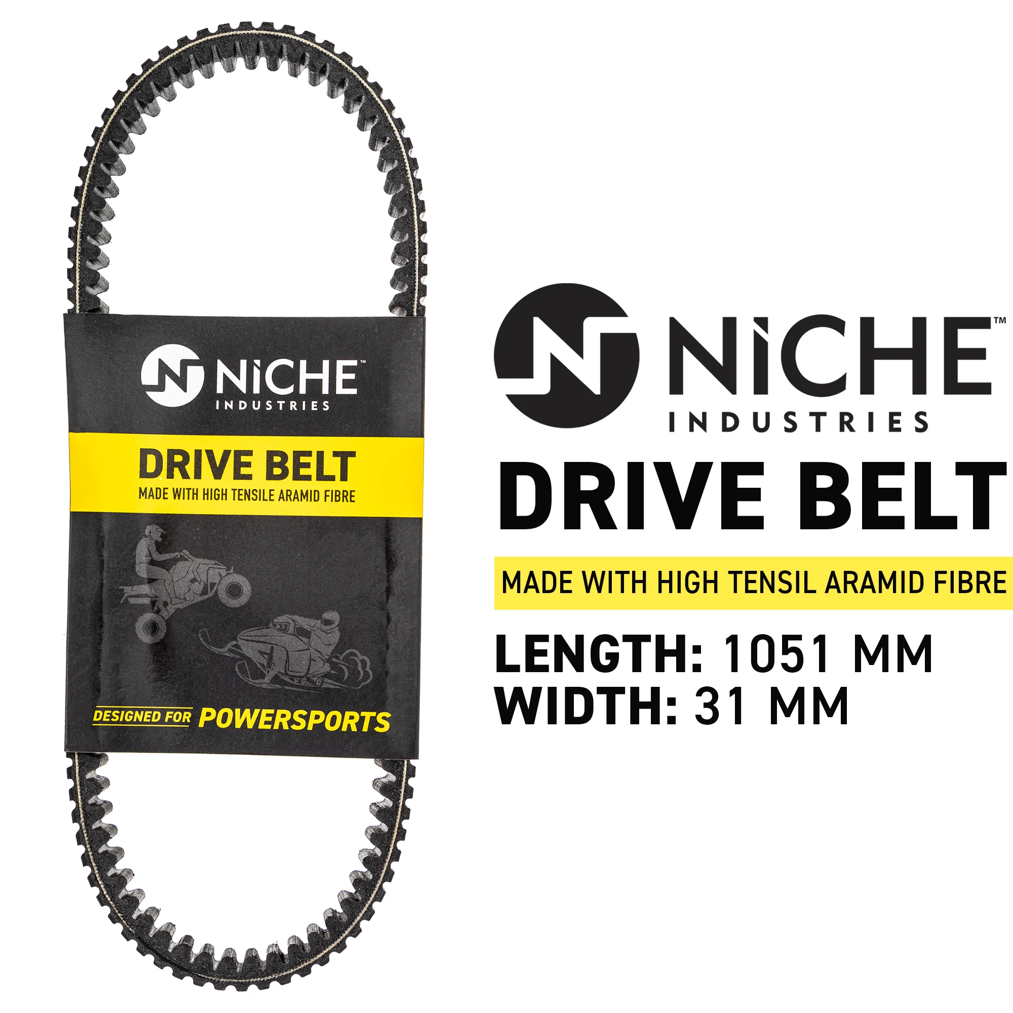 Drive Belt For Polaris 3211162 3211161 3211133 3211130 3211118 3211106 3211077 3211072 3211048 - Image 3