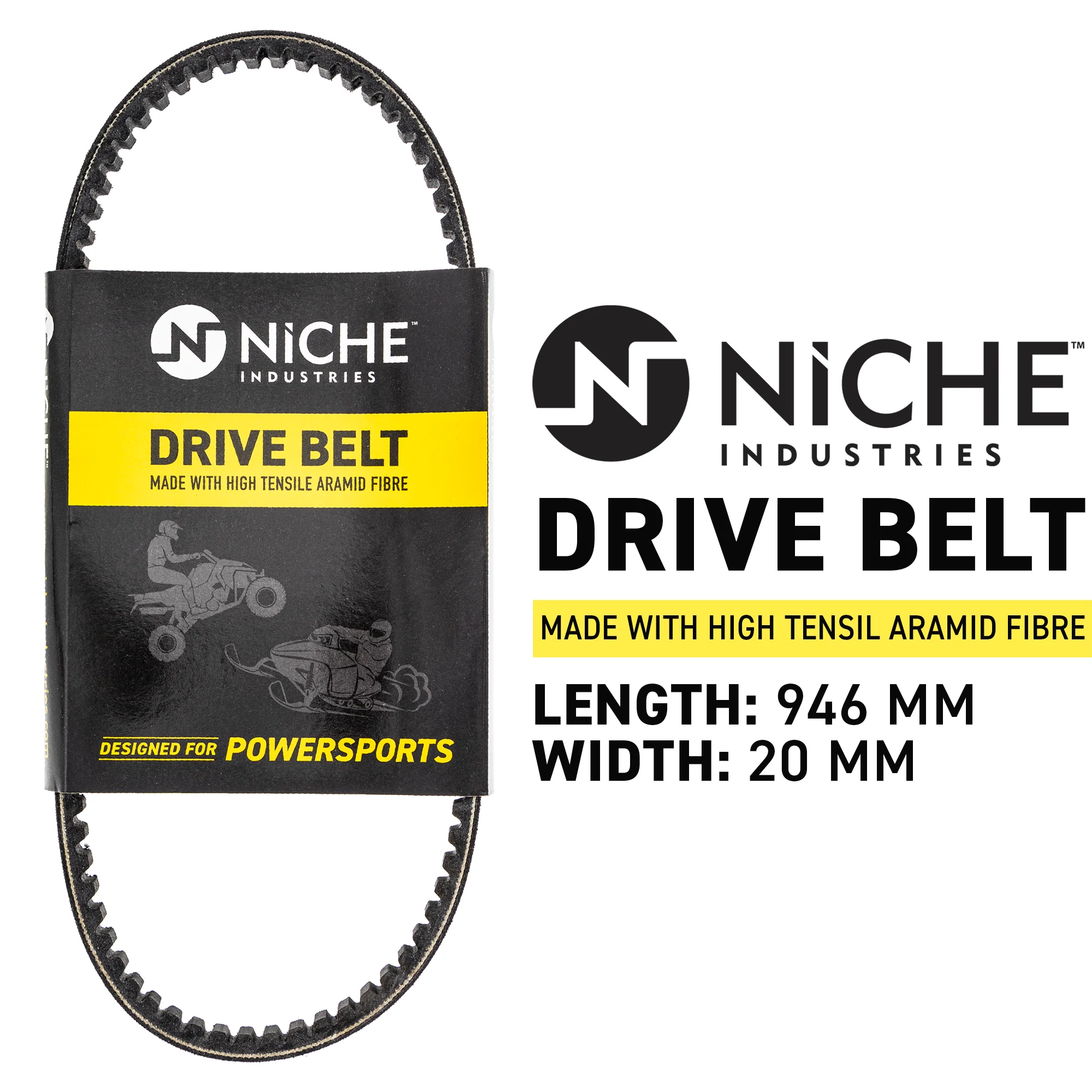 Drive Belt For Yamaha 3FA-17641-00-00 - Image 3