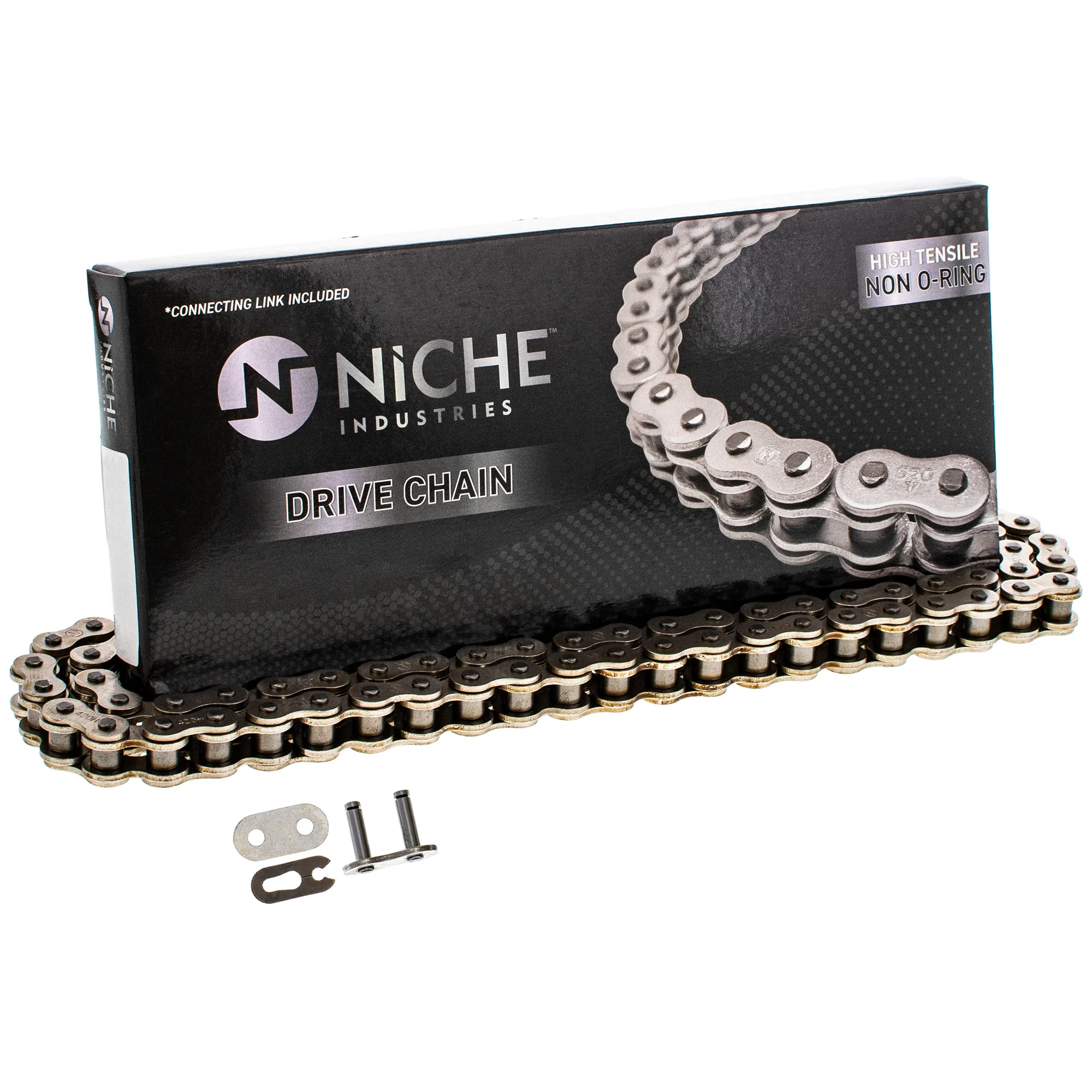 Drive Chain 76 Standard Non O-Ring w/ Master Link For Honda 405W3-165-505 40530-937-003 - Image 5