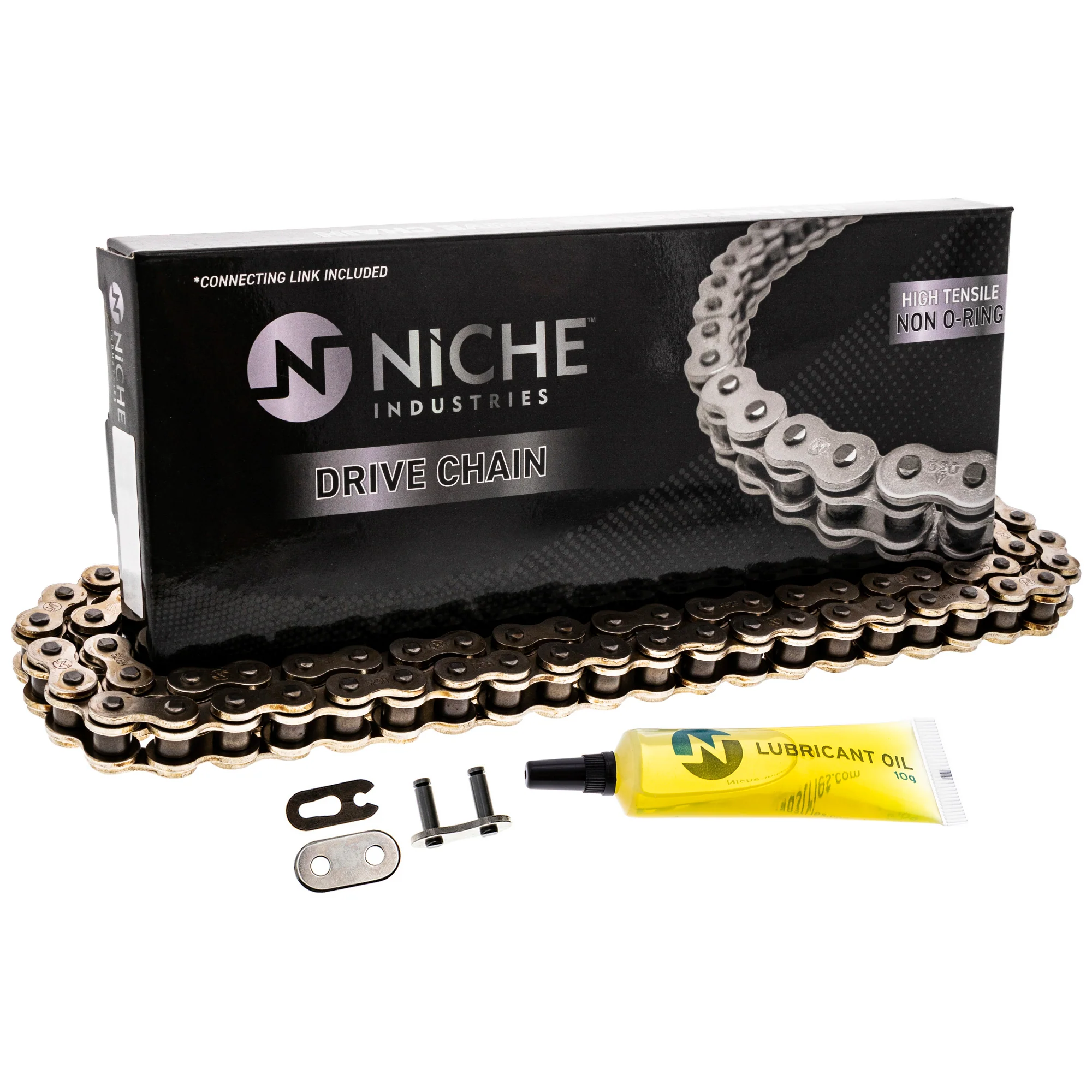 Drive Chain 106 Standard Non O-Ring w/ Master Link For Yamaha Suzuki Honda T2017335 T2010330 - Image 5