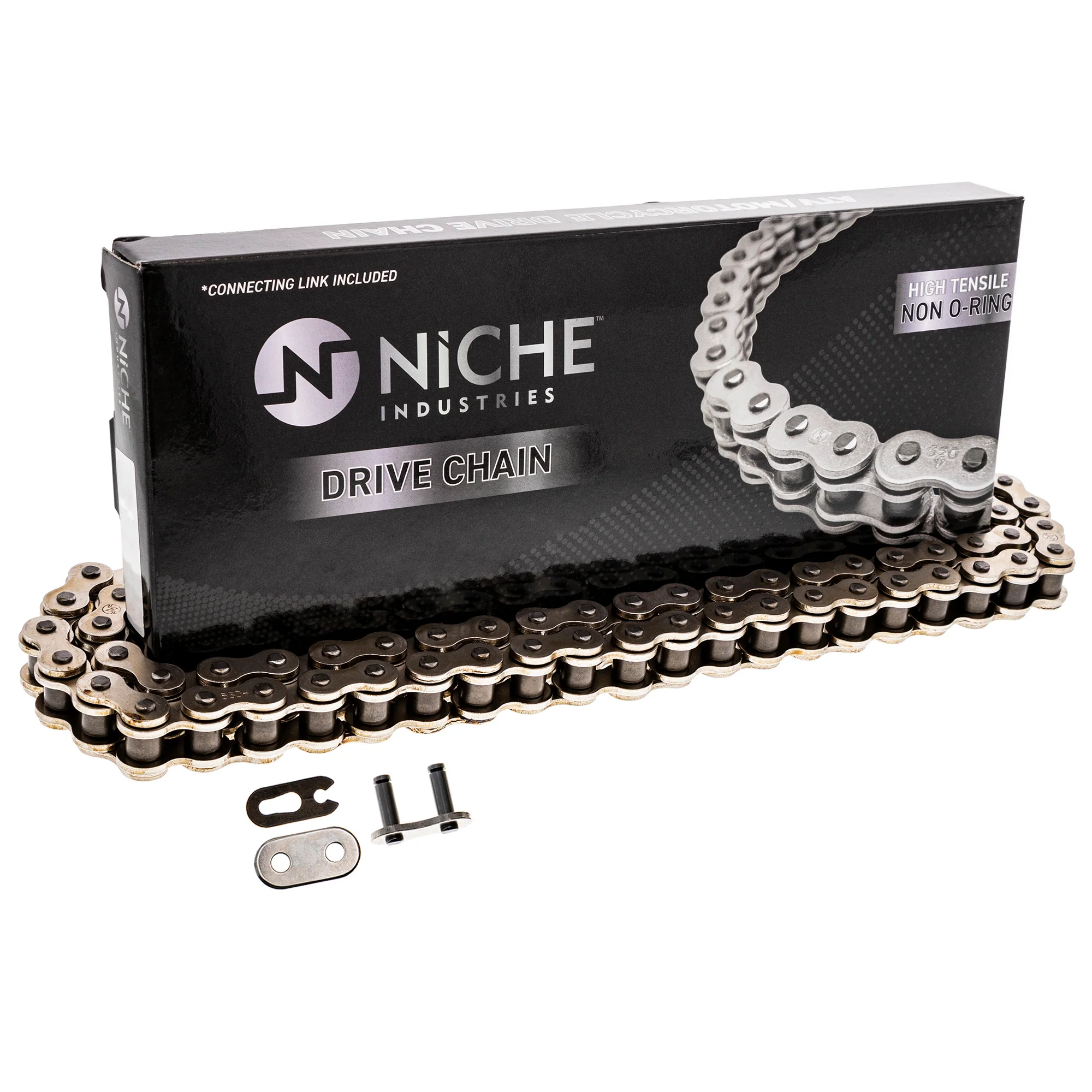 Drive Chain 96 Standard Non O-Ring w/ Master Link For Yamaha Honda - Image 5