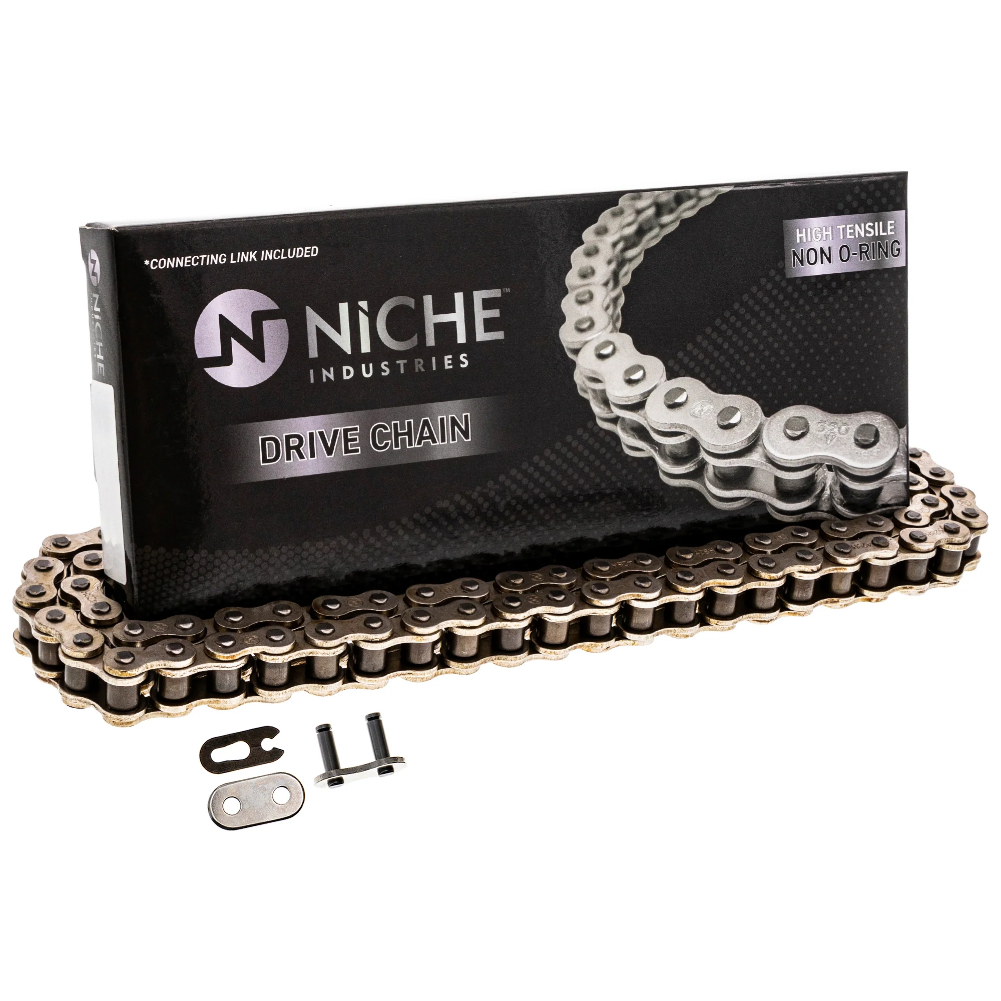 Drive Chain 92 Standard Non O-Ring w/ Master Link For Honda 40530-VM6-003 40530-968-000 - Image 5