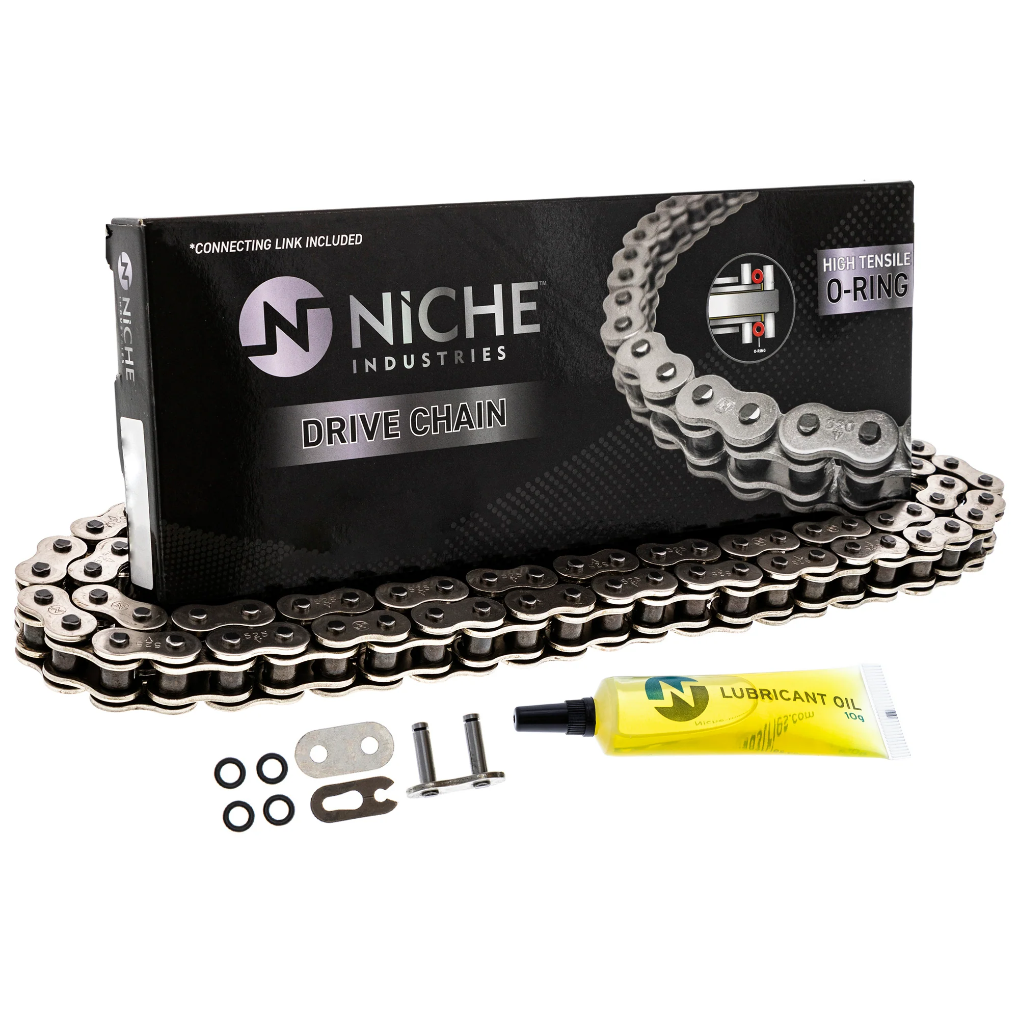 Drive Chain 116 O-Ring w/ Master Link For Suzuki Kawasaki 92057-0822 92057-0818 92057-0749 - Image 5