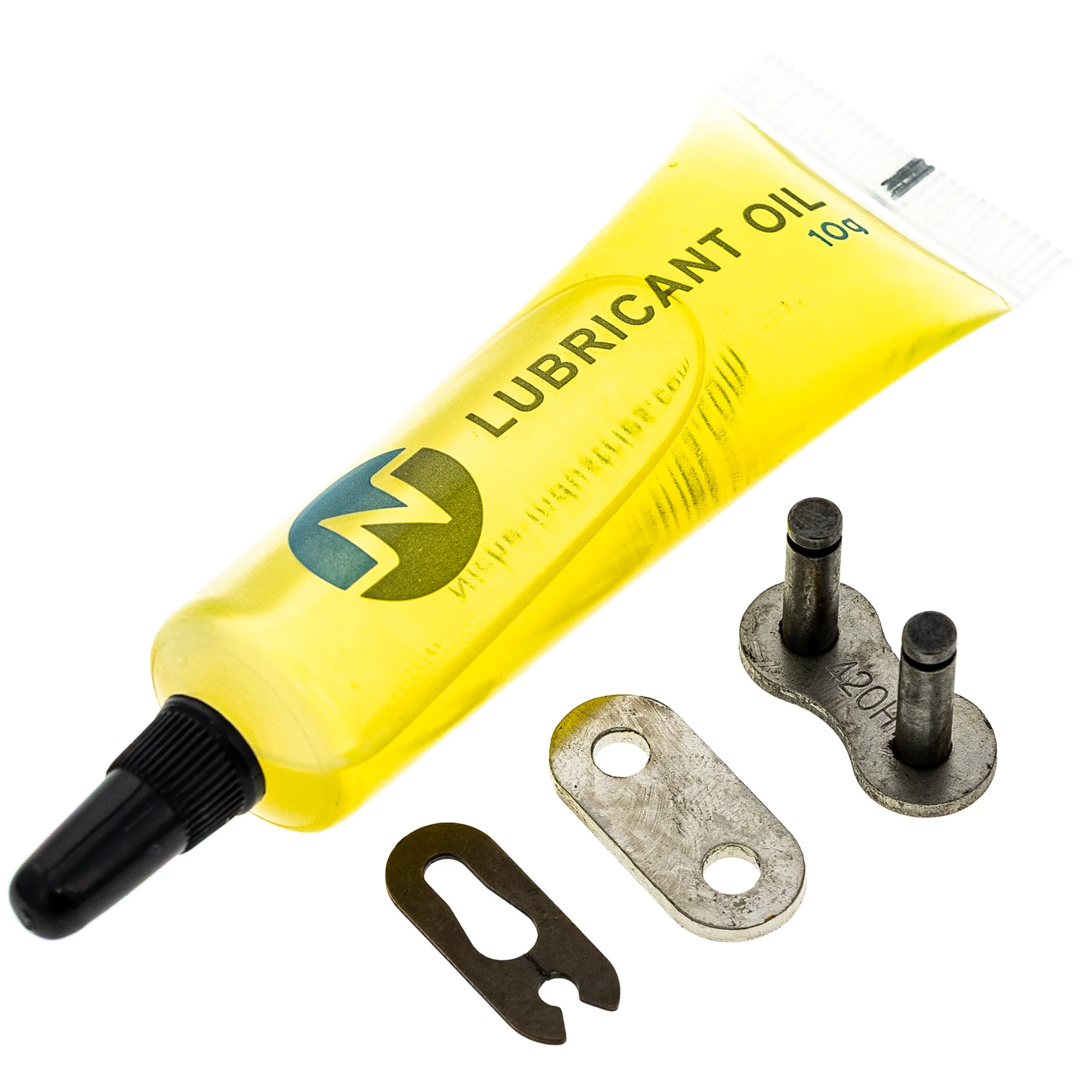 Drive Chain 102 Standard Non O-Ring w/ Master Link For Yamaha Kawasaki 9Y580-52101-00 94504-20102-00 - Image 3
