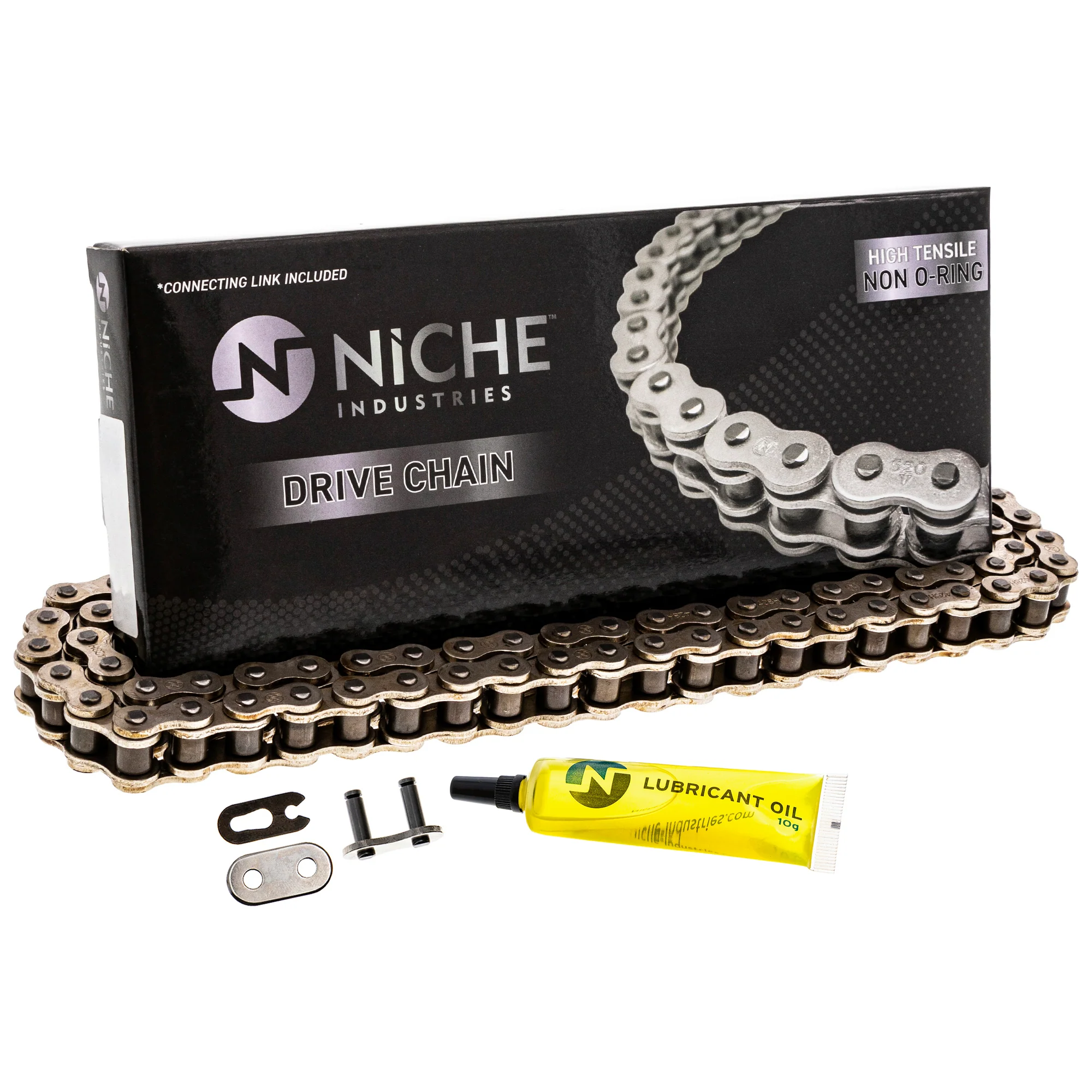 Drive Chain 86 Standard Non O-Ring w/ Master Link For Honda 40530-943-811 40530-943-013 - Image 5