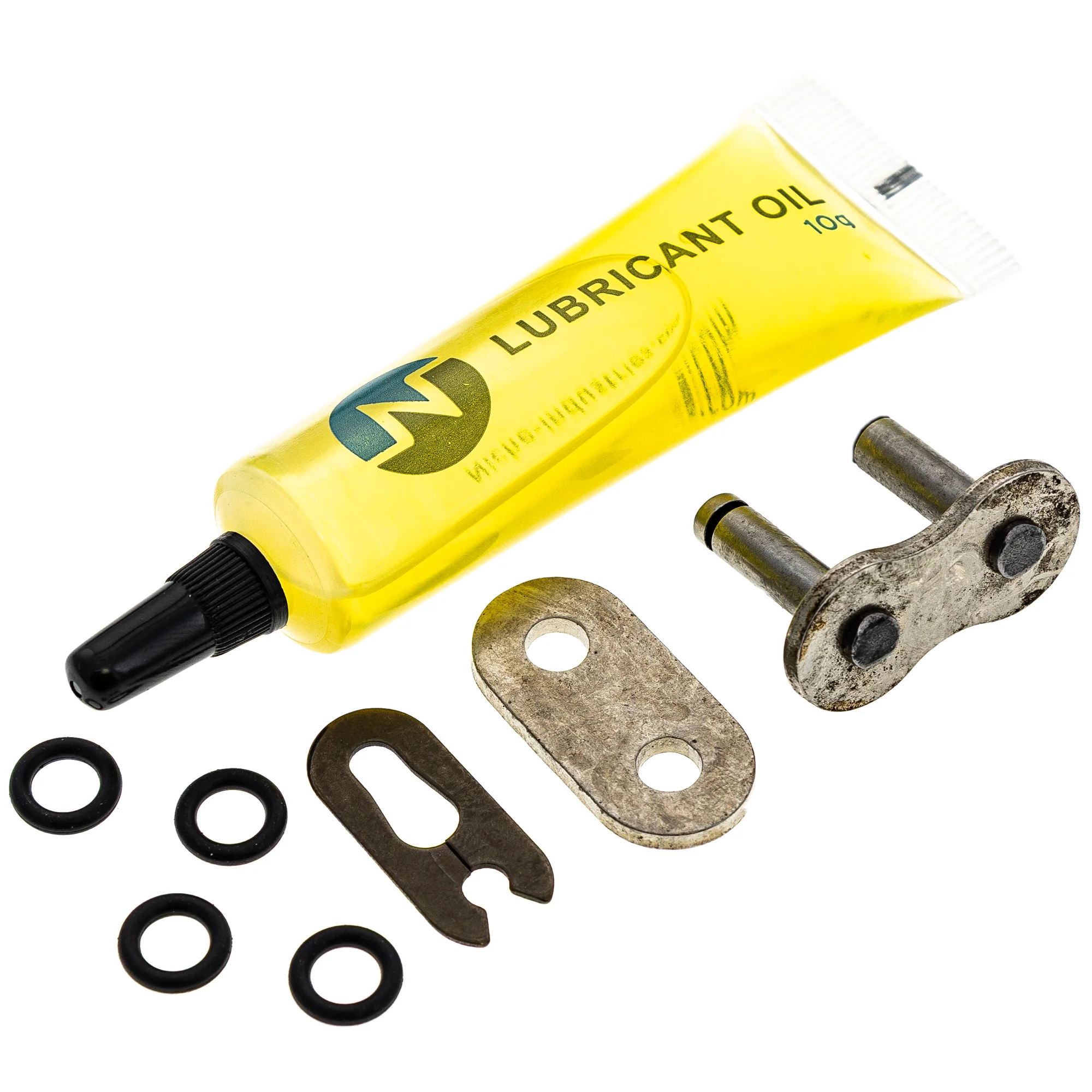 Drive Chain 98 O-Ring w/ Master Link For Yamaha Kawasaki Suzuki 94581-87098-00 94581-08098-00 - Image 3