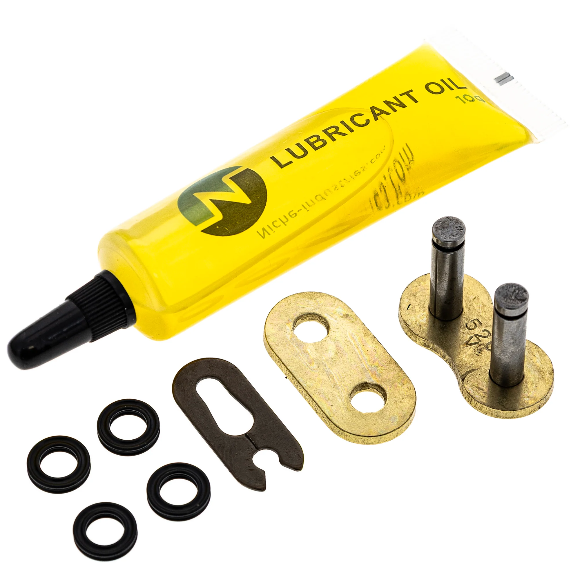 Gold X-Ring Chain 98 w/ Master Link For Yamaha Suzuki Kawasaki 94581-87098-00 94581-08098-00 - Image 3