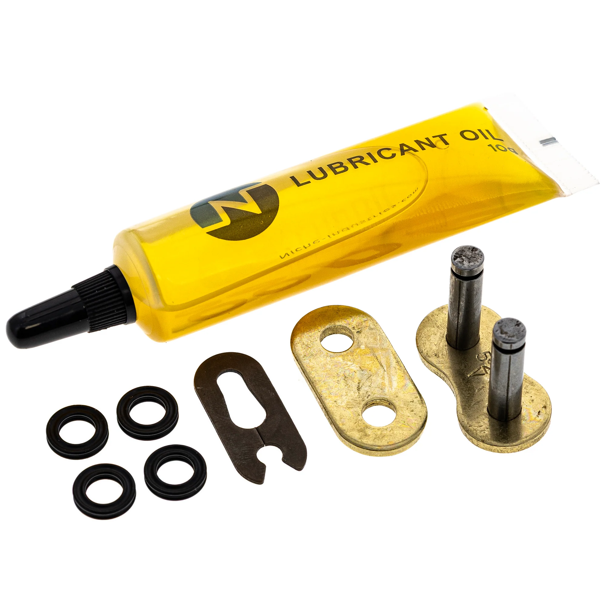 Gold X-Ring Chain 92 w/ Master Link For Yamaha Polaris Honda 9Y581-87091-00 94582-02092-00 - Image 3
