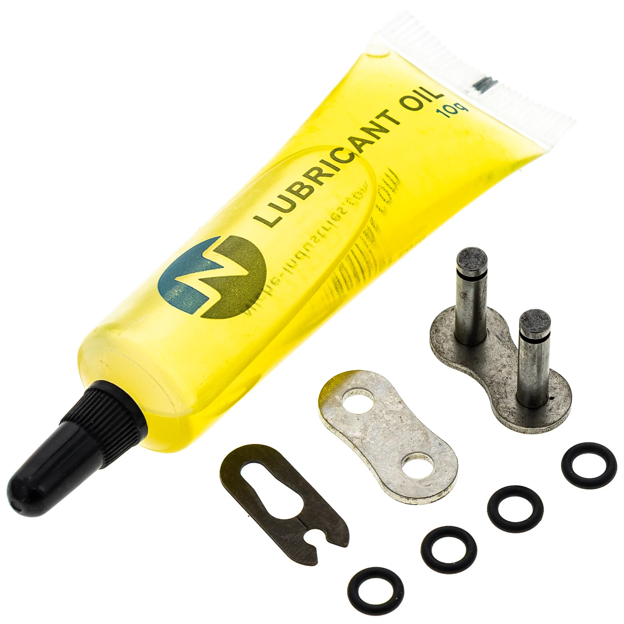 Drive Chain 130 O-Ring w/ Master Link For Honda Kawasaki 40540-KSE-003 40530-GBF-B01 - Image 3