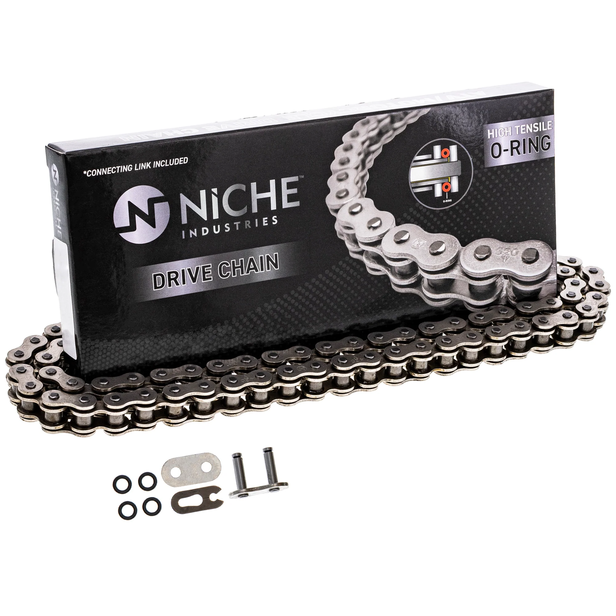 Drive Chain 96 O-Ring w/ Master Link For Honda - Image 3