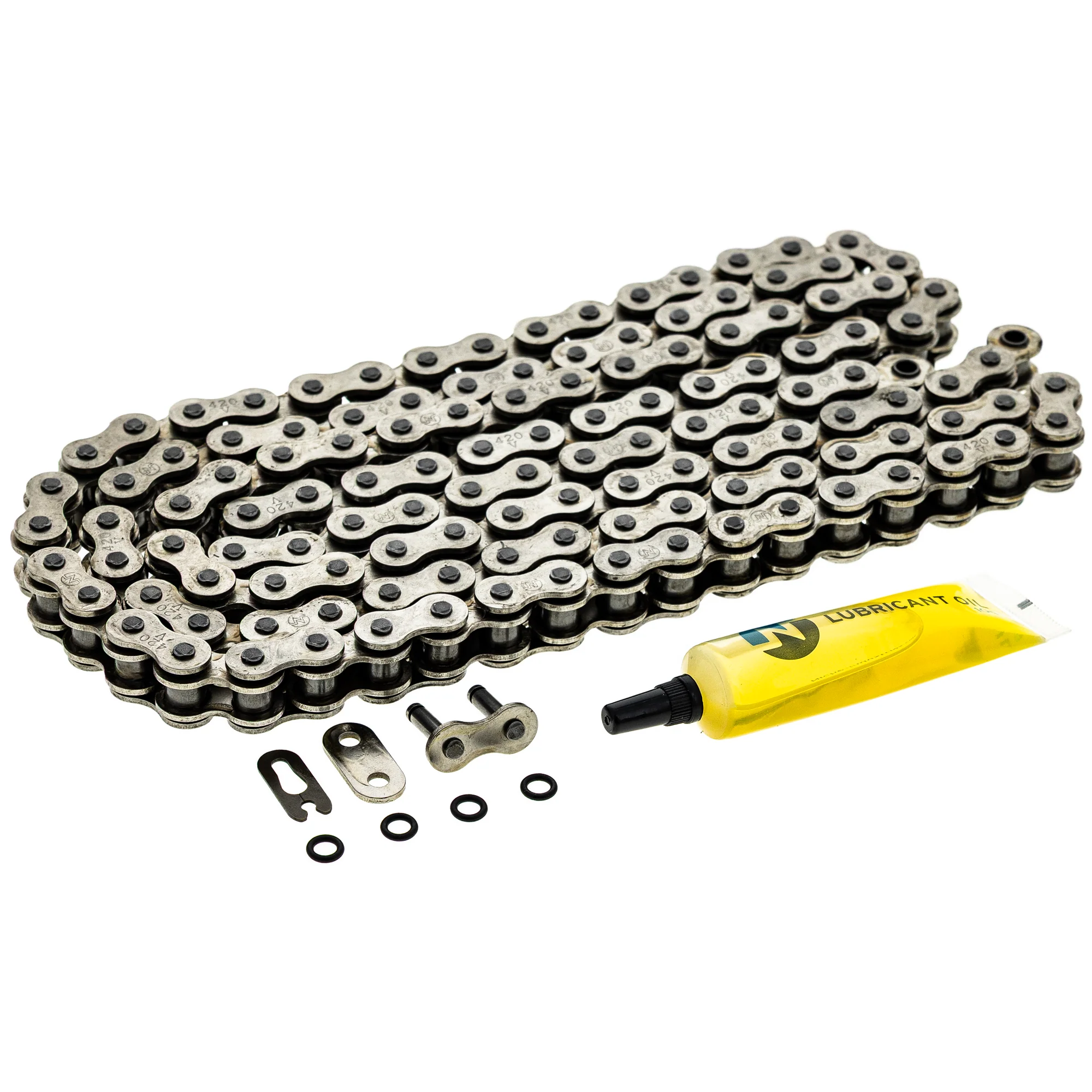 Drive Chain 128 O-Ring w/ Master Link For Honda