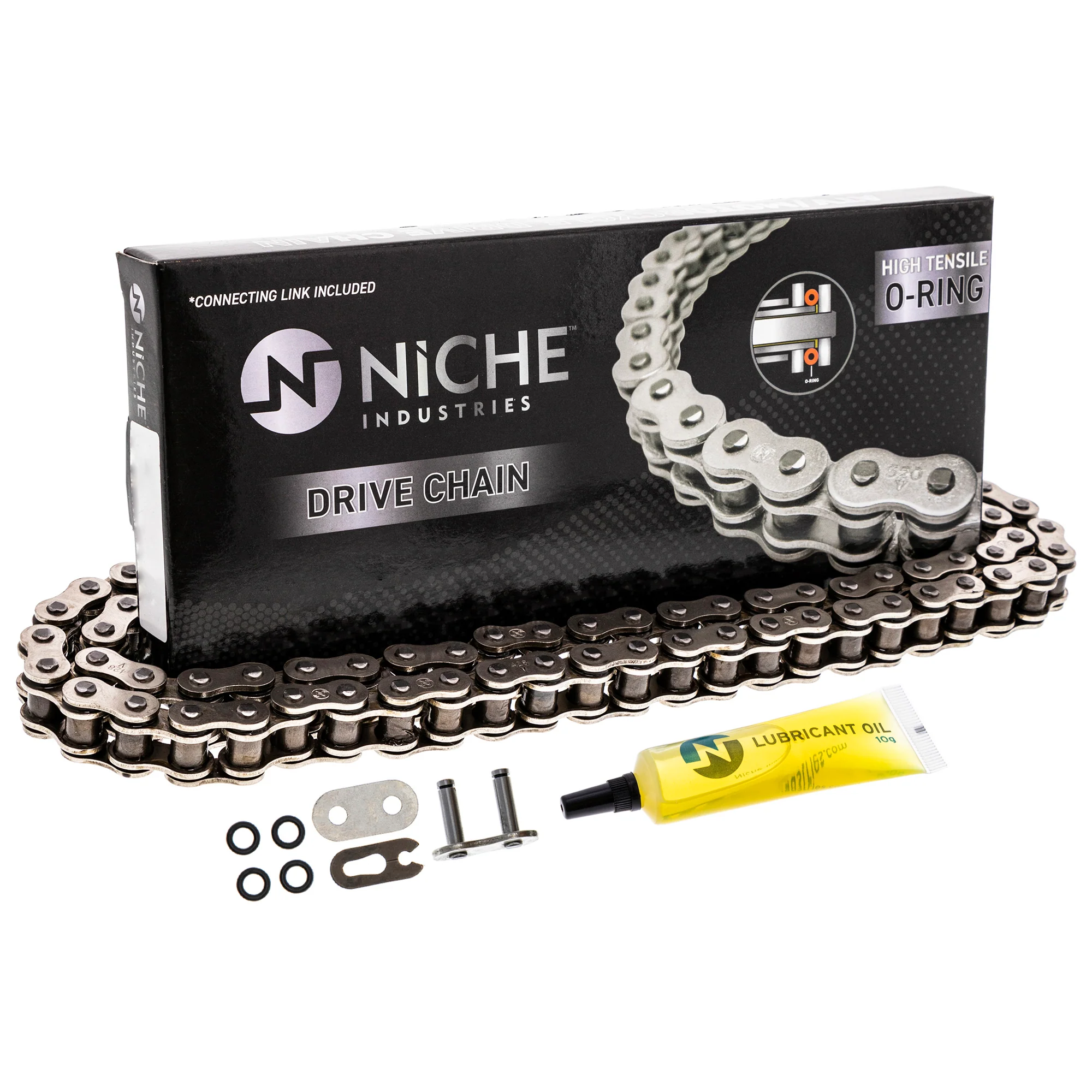Drive Chain 88 O-Ring w/ Master Link For Suzuki Can-Am V14428MAB020LL V14428MAB010 V14428DGE000 - Image 5