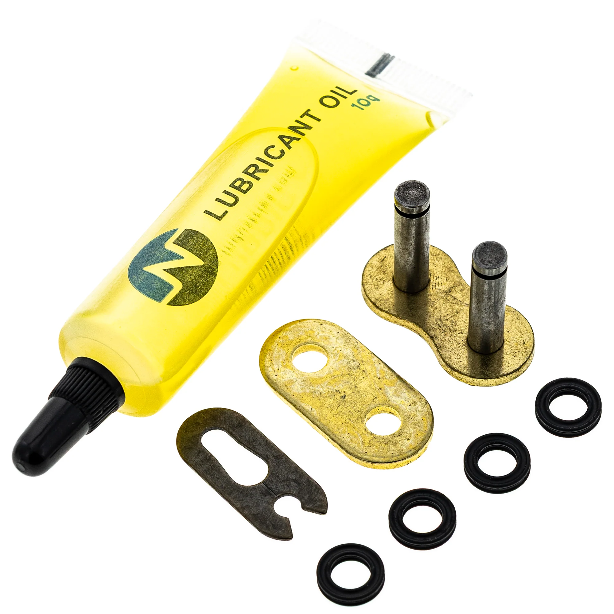 Gold X-Ring Chain 98 w/ Master Link For Suzuki Ducati 67640691A 676-4-046-1A 67640461A 67640433A - Image 3