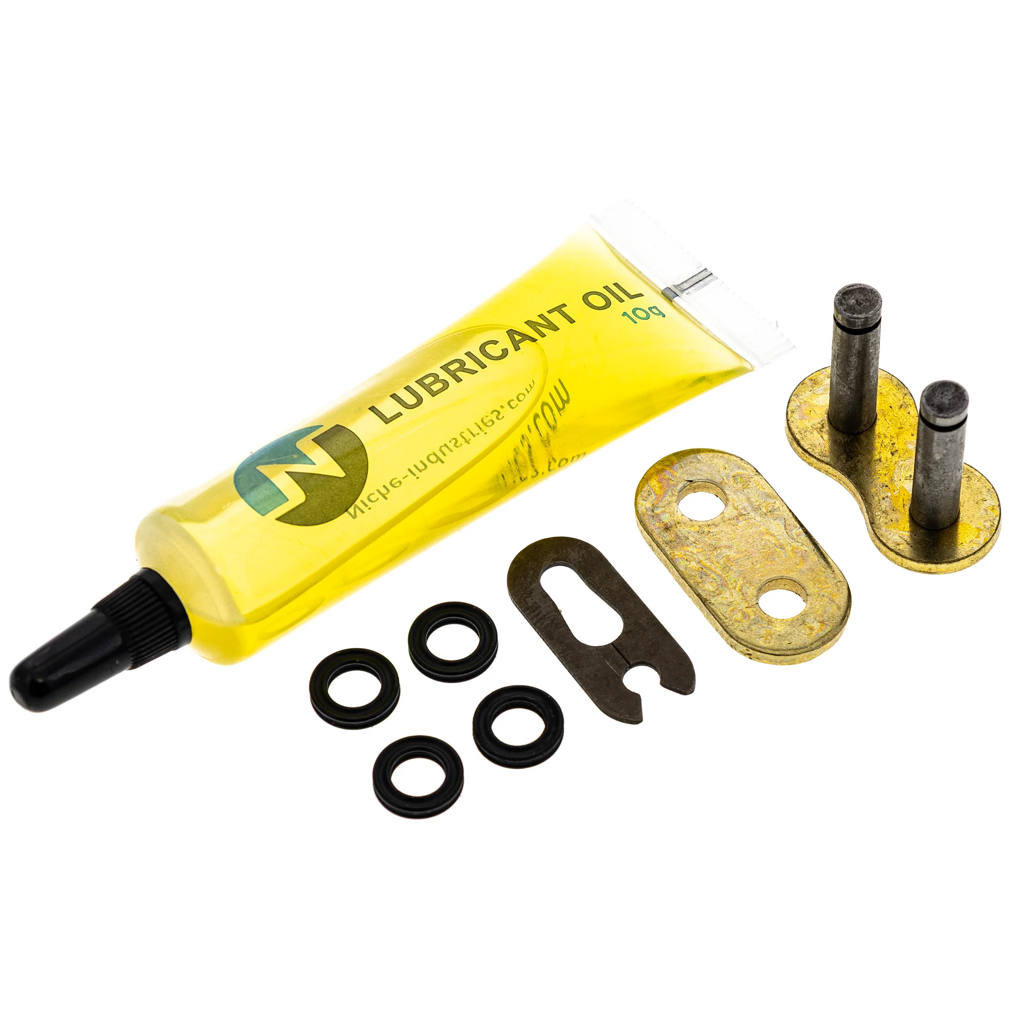 Gold X-Ring Chain 104 w/ Master Link For Triumph Ducati Suzuki T2017215 T2010134 92057-1474 - Image 3