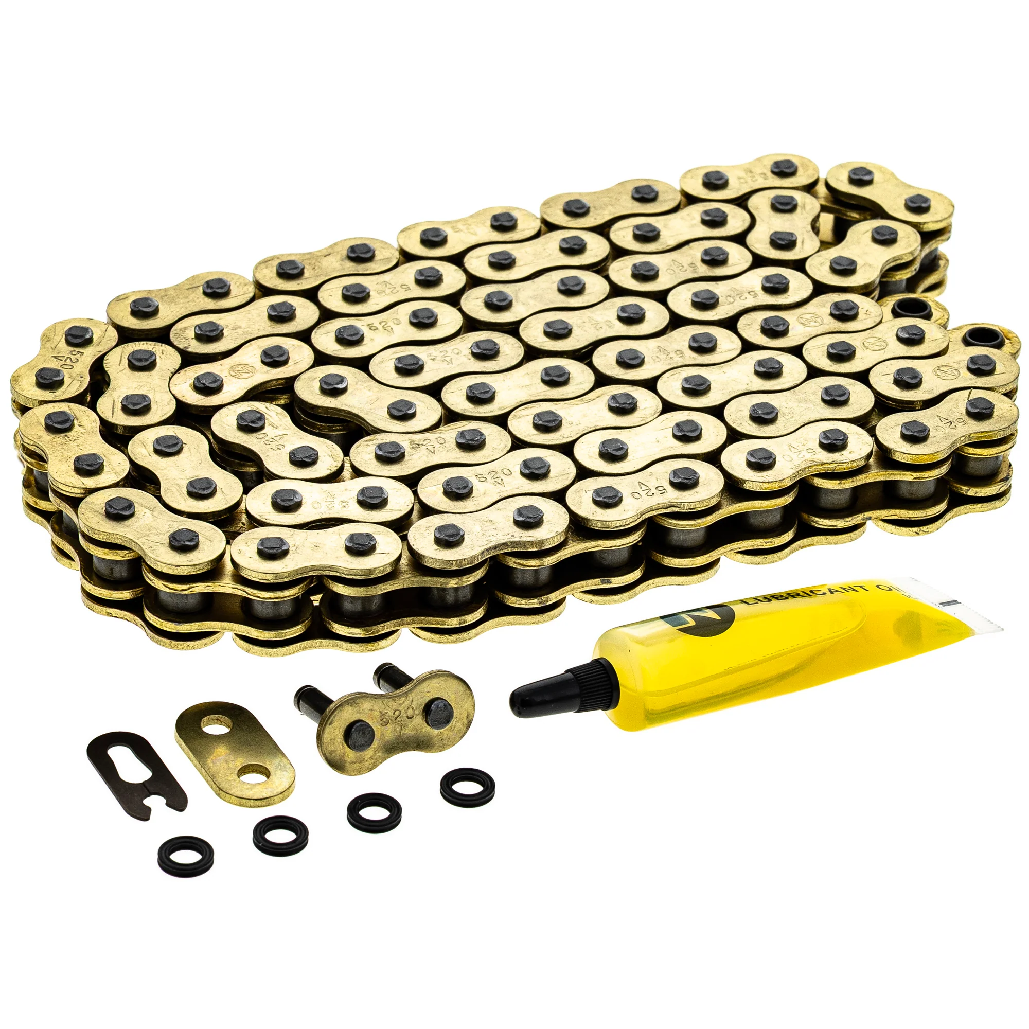 Gold X-Ring Chain 88 w/ Master Link For Polaris Honda 40530-HF1-672 3224056-088 3224042 3221193-088