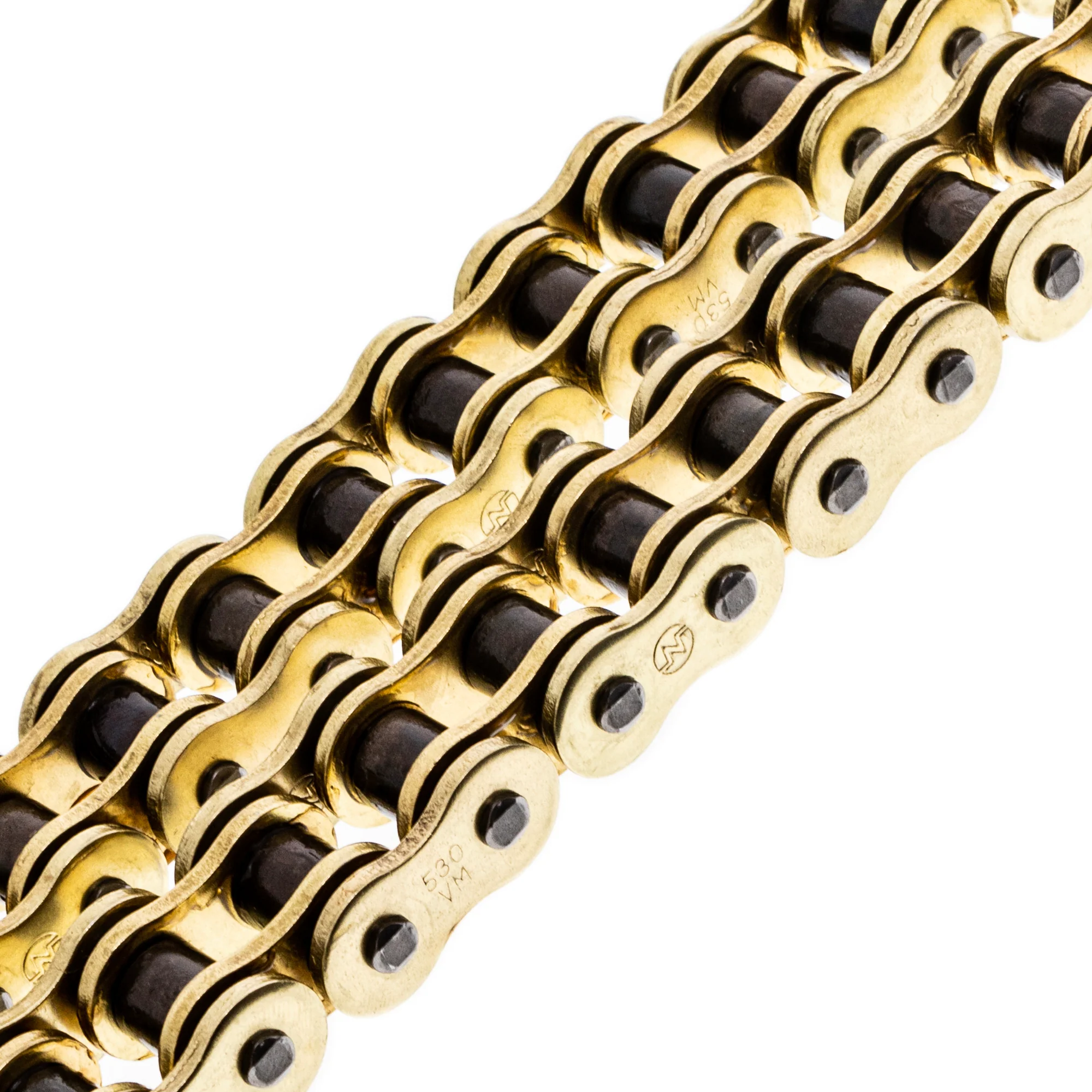 Gold X-Ring Chain 114 w/ Master Link For Triumph Honda Suzuki T2015149 T2010334 405A3-MS2-003 - Image 6