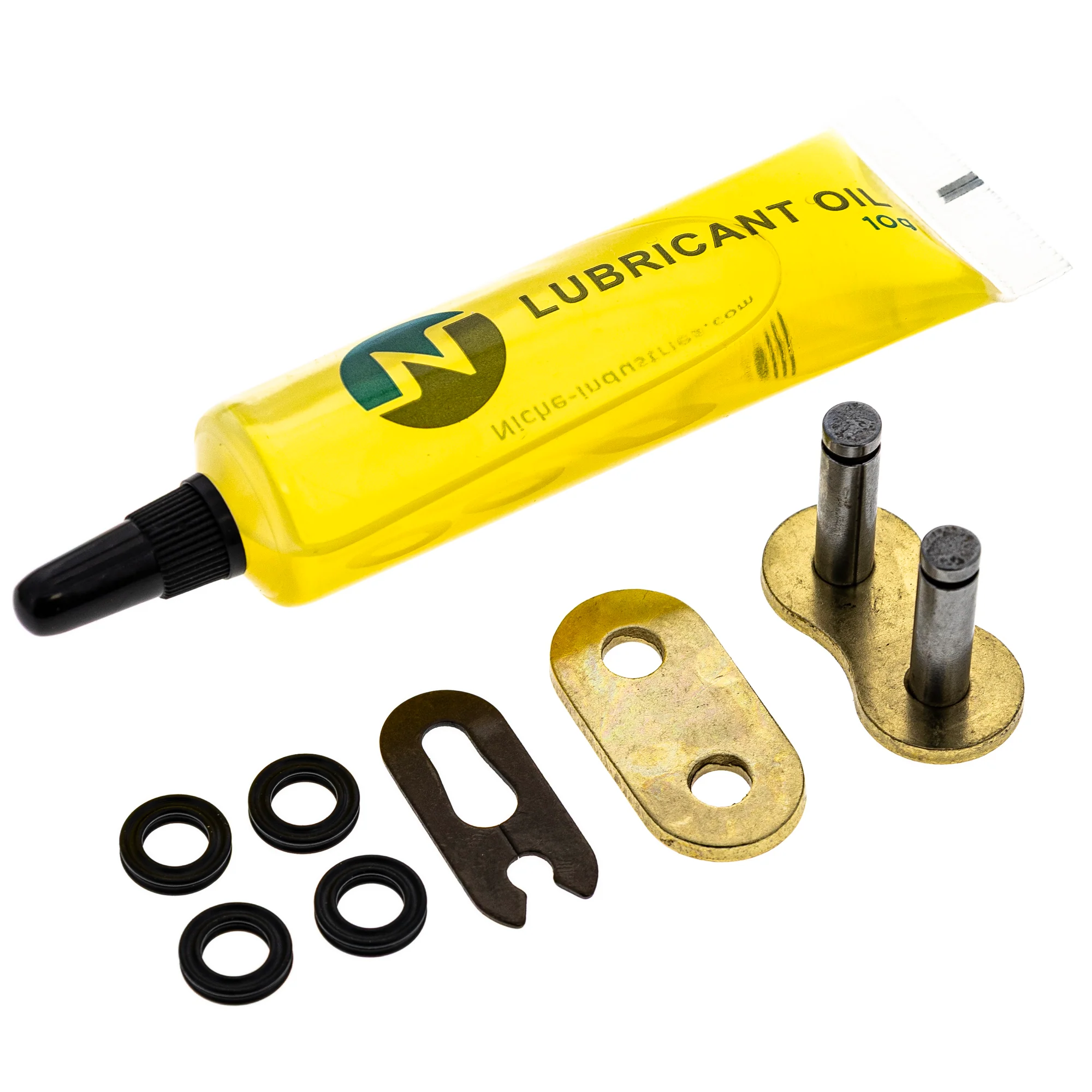 Gold X-Ring Chain 100 w/ Master Link For Yamaha Honda Suzuki 405A3-MC4-005 405A3-MC4-003 - Image 3