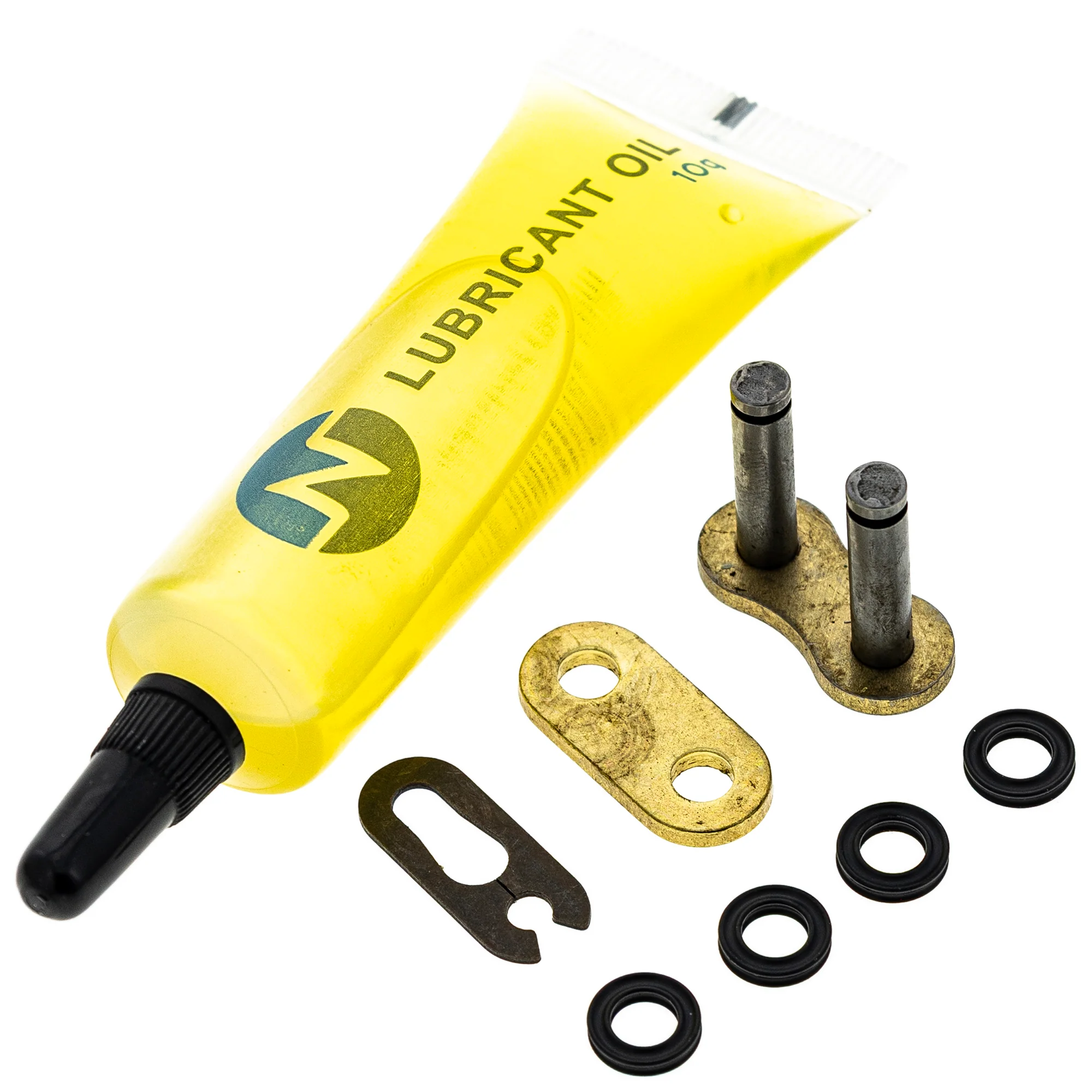 Gold X-Ring Chain 44 w/ Master Link For Suzuki 27600-40B11-044 - Image 3