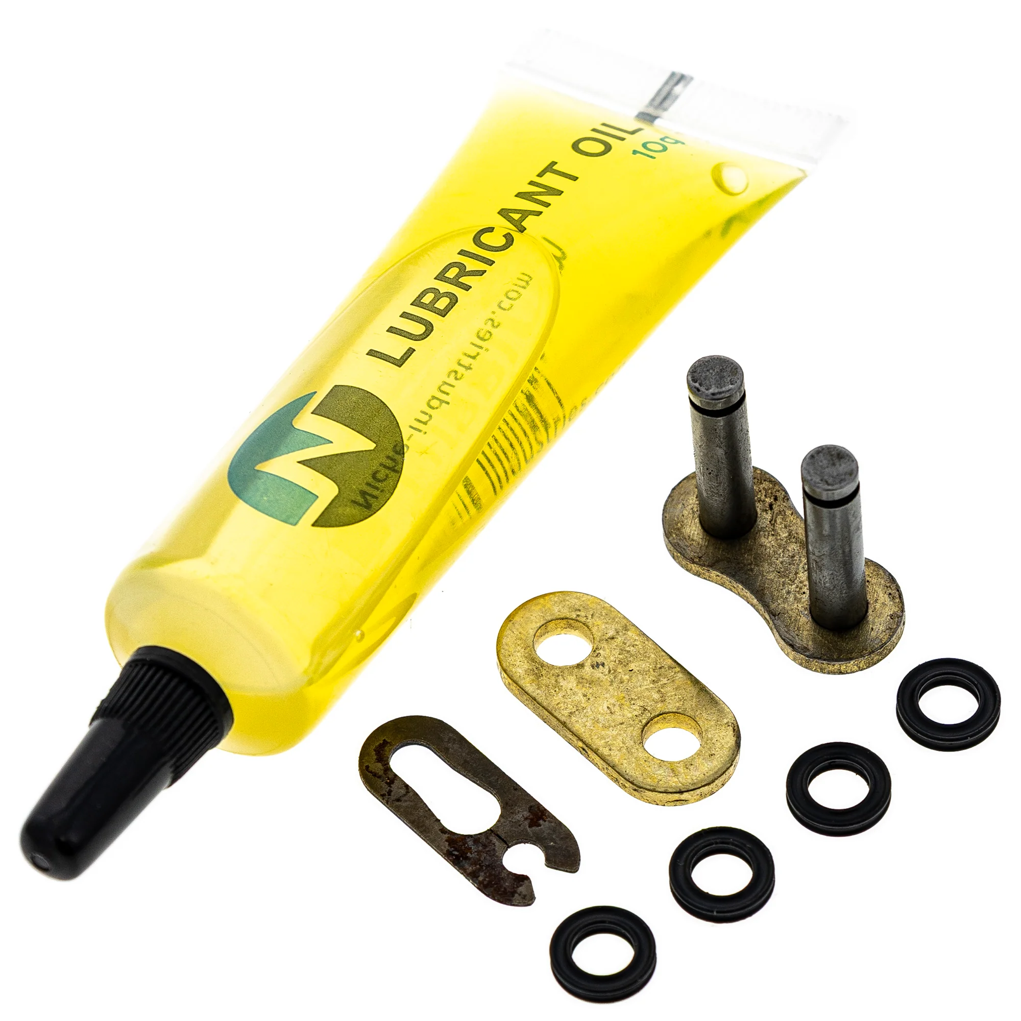 Gold X-Ring Chain 114 w/ Master Link For Suzuki Yamaha Honda 27600-36012 27600-36011 27600-36010 - Image 3