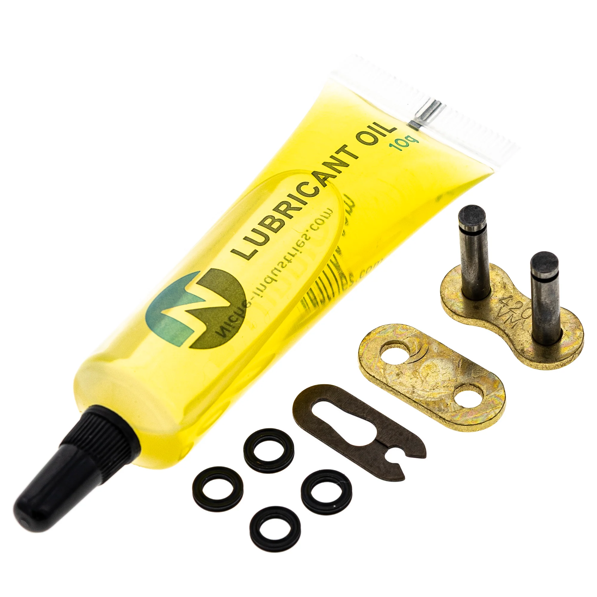Gold X-Ring Chain 96 w/ Master Link For Honda - Image 3