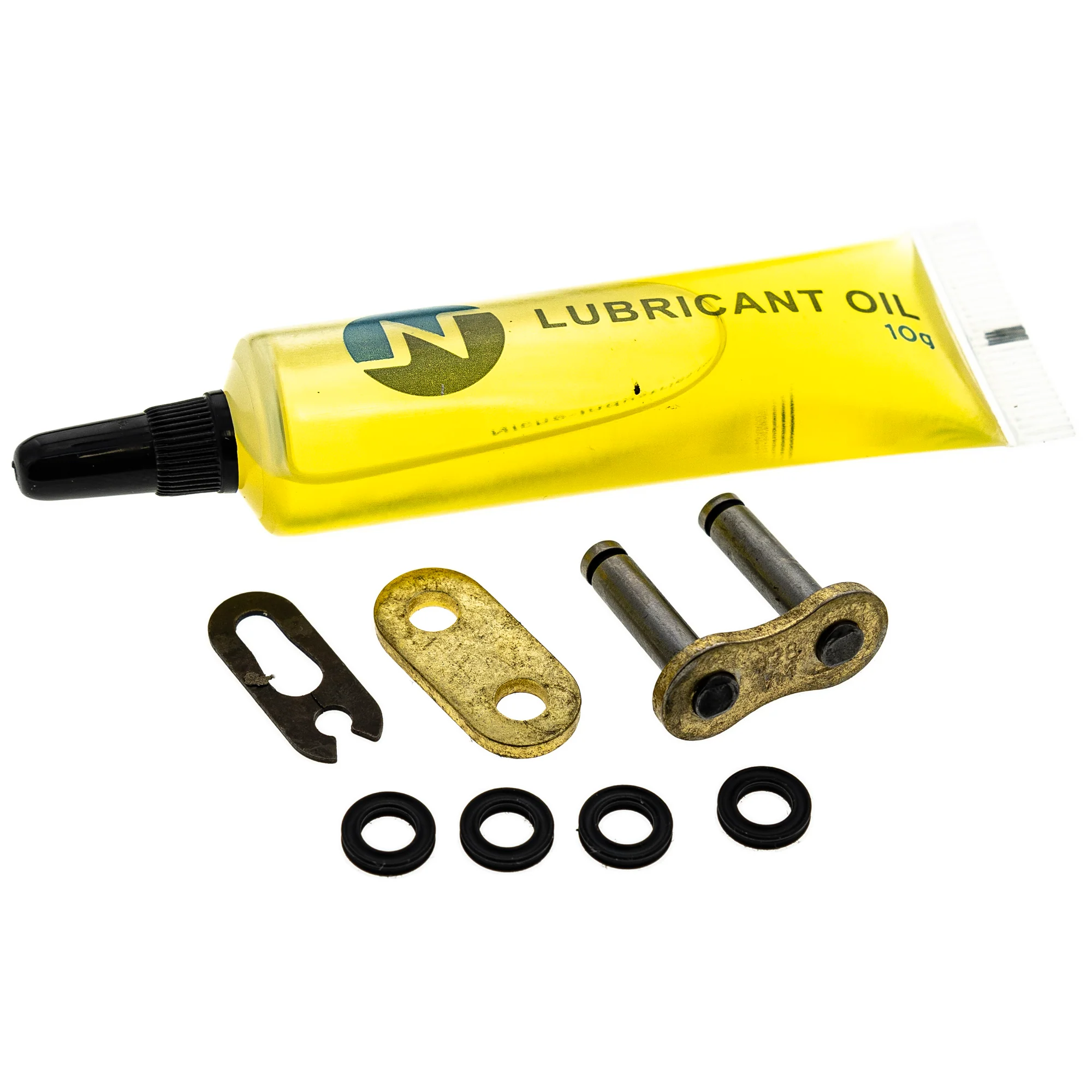 Gold X-Ring Chain 136 w/ Master Link For Yamaha Suzuki Aprilia GYT-0SS56-31-93 - Image 3