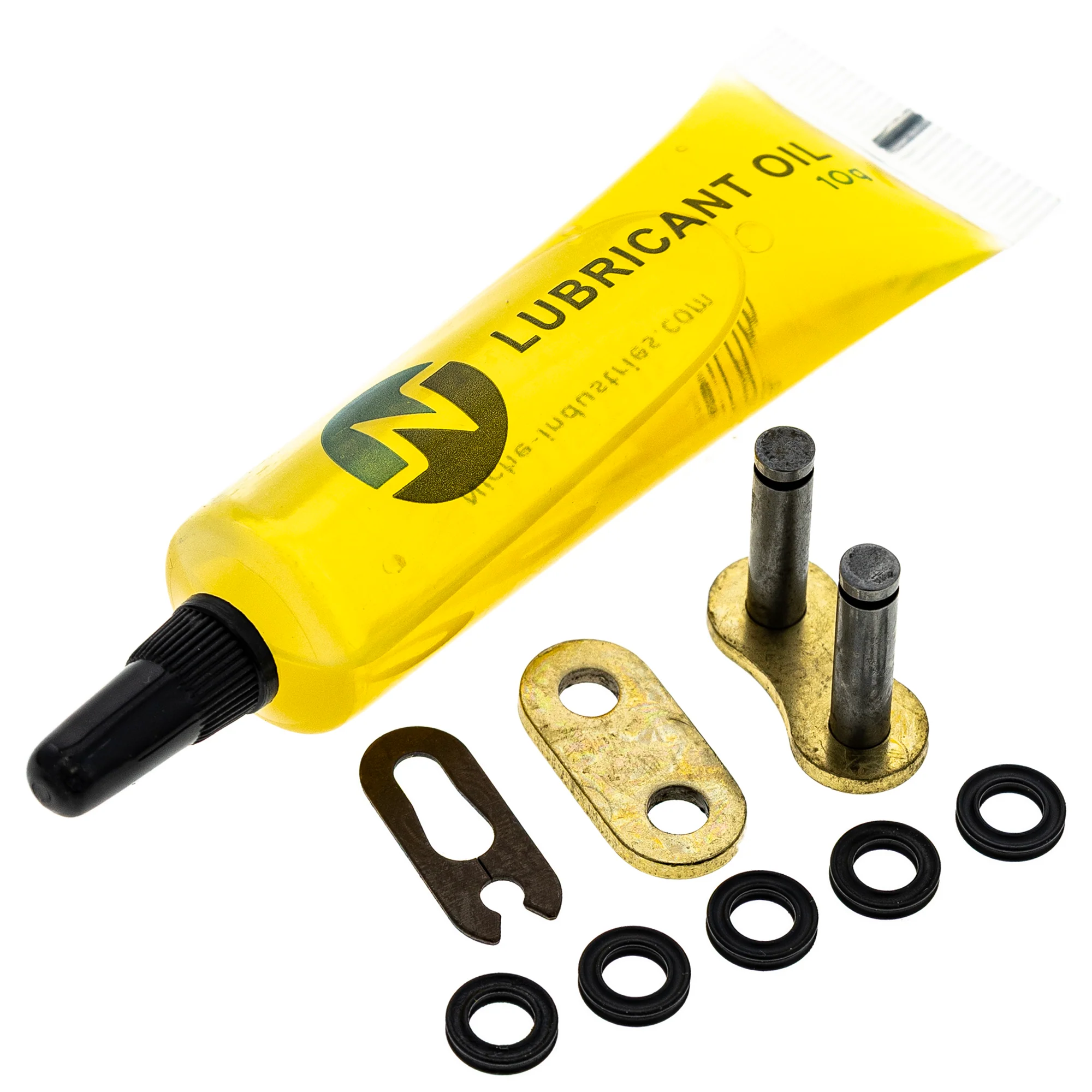 Gold X-Ring Chain 106 w/ Master Link For Kawasaki - Image 3